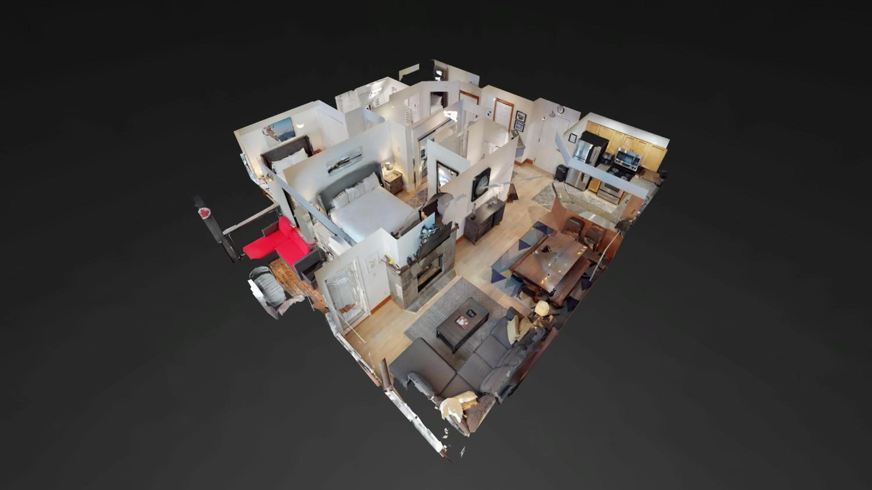 Bird's eye view in Powderhorn by Whistler Blackcomb Vacation Rentals