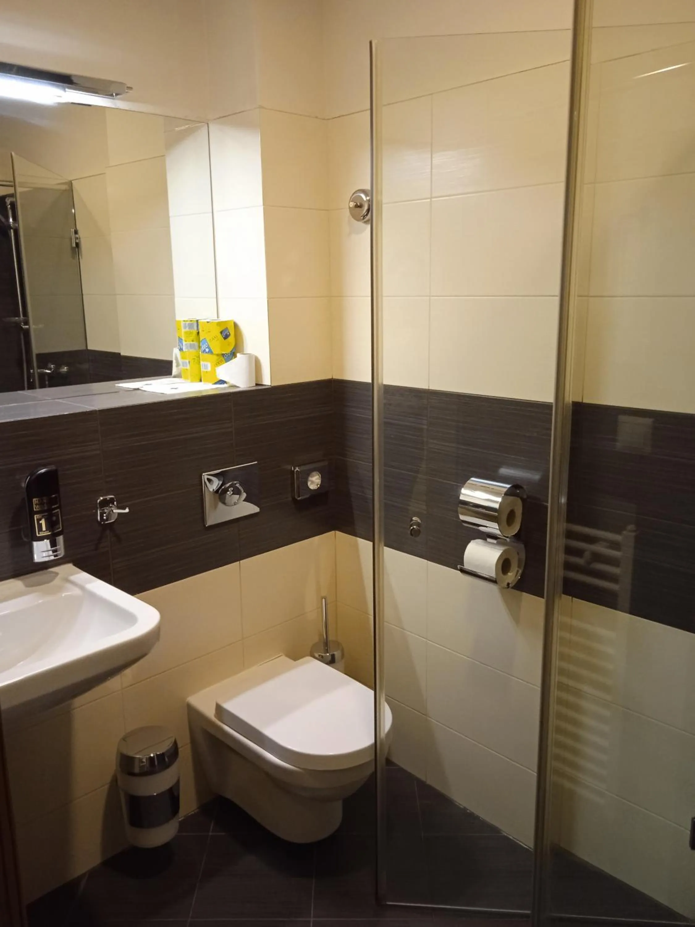 Bathroom in Hotelík Košice