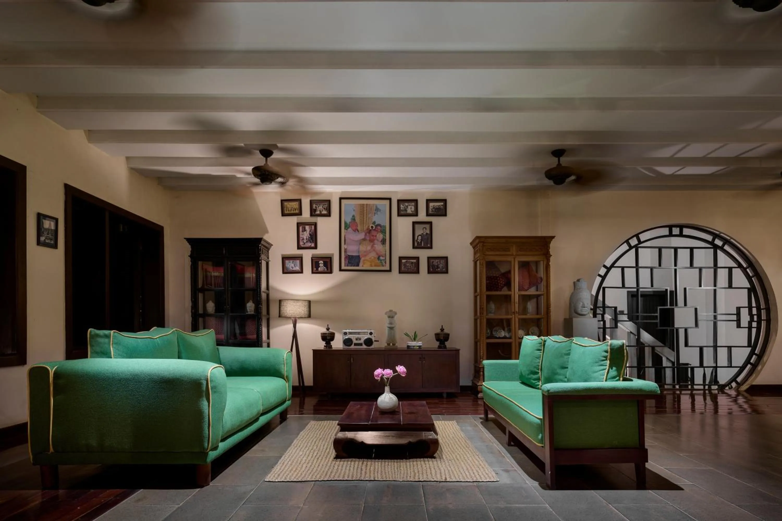 Communal lounge/ TV room in The Embassy Angkor Resort & Spa