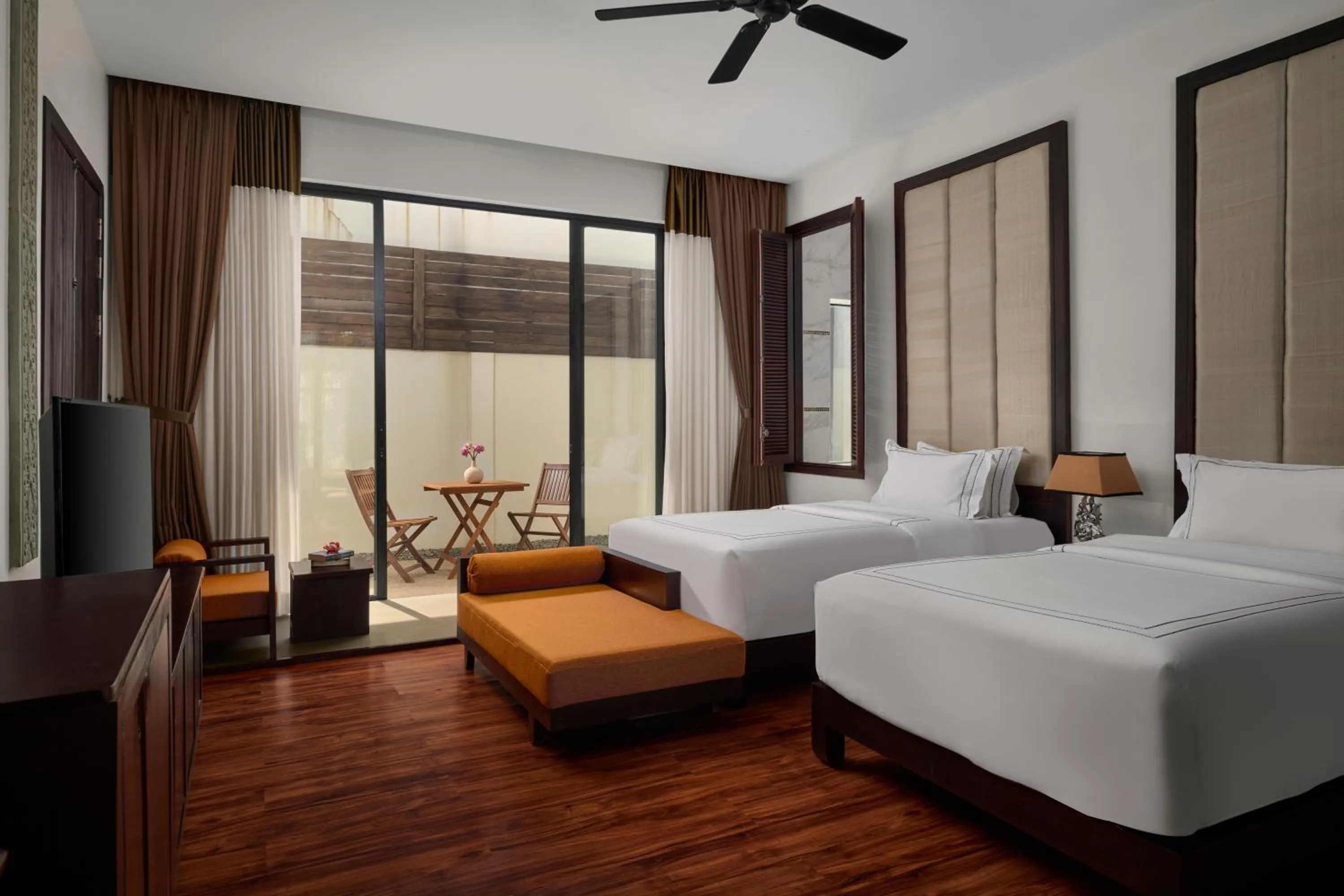 TV and multimedia, Bed in The Embassy Angkor Resort & Spa