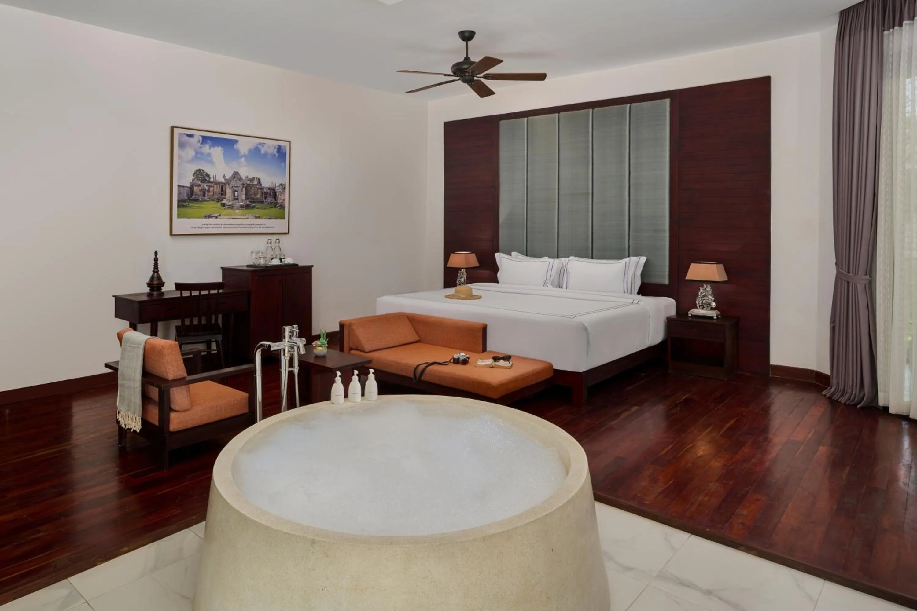 Photo of the whole room, Bed in The Embassy Angkor Resort & Spa