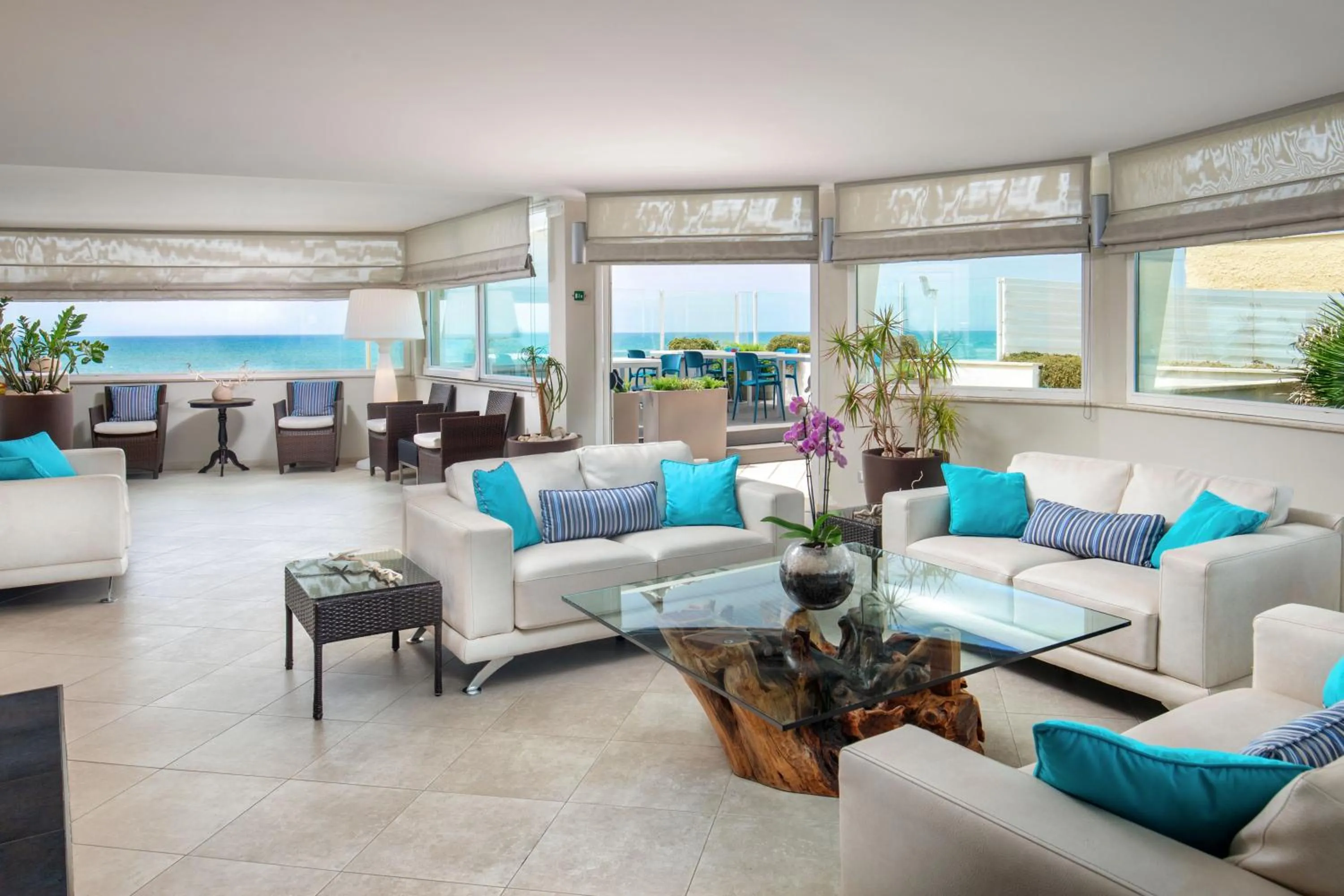 Lobby or reception in Hotel Miramare