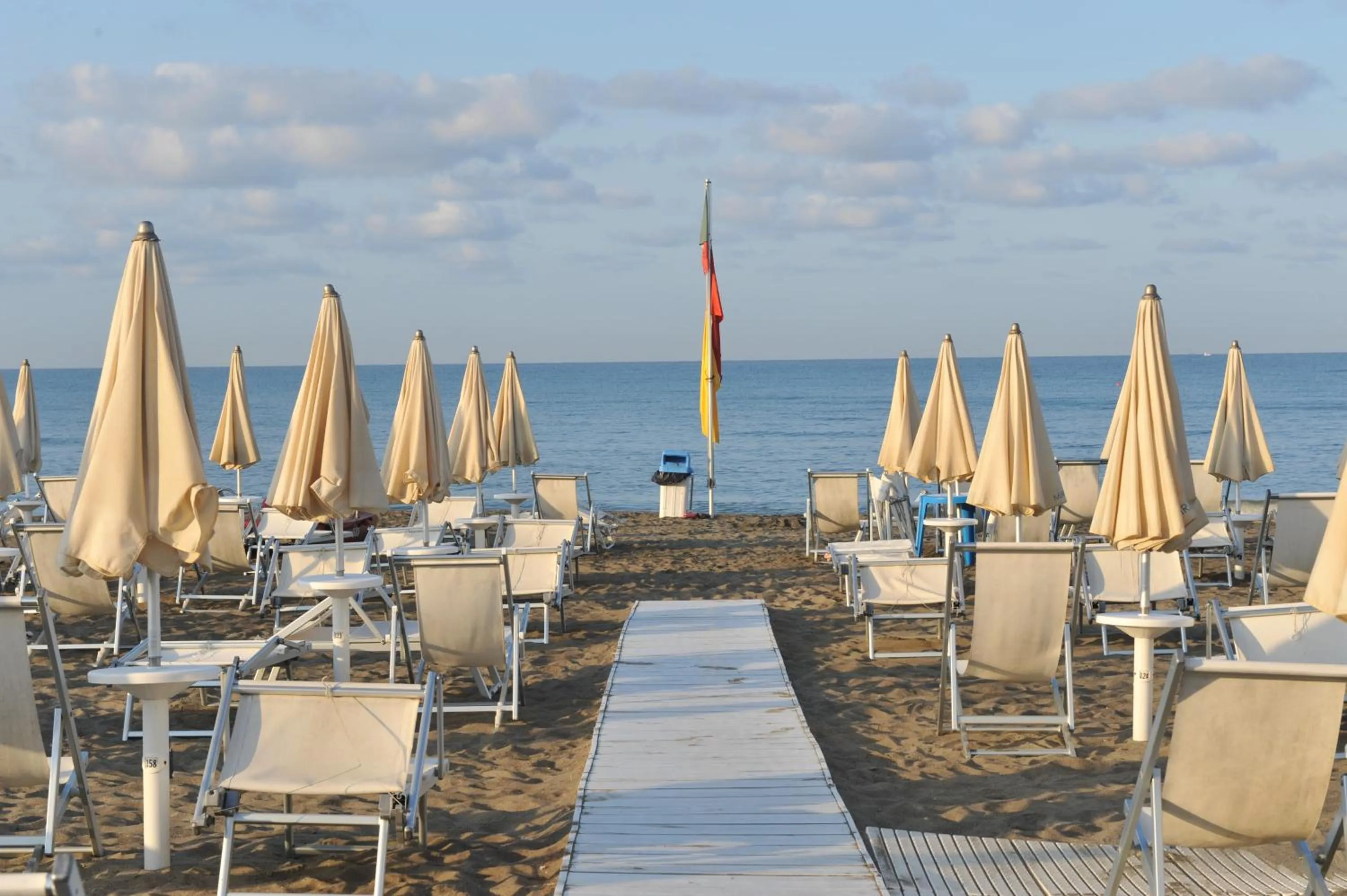 Beach in Hotel Miramare