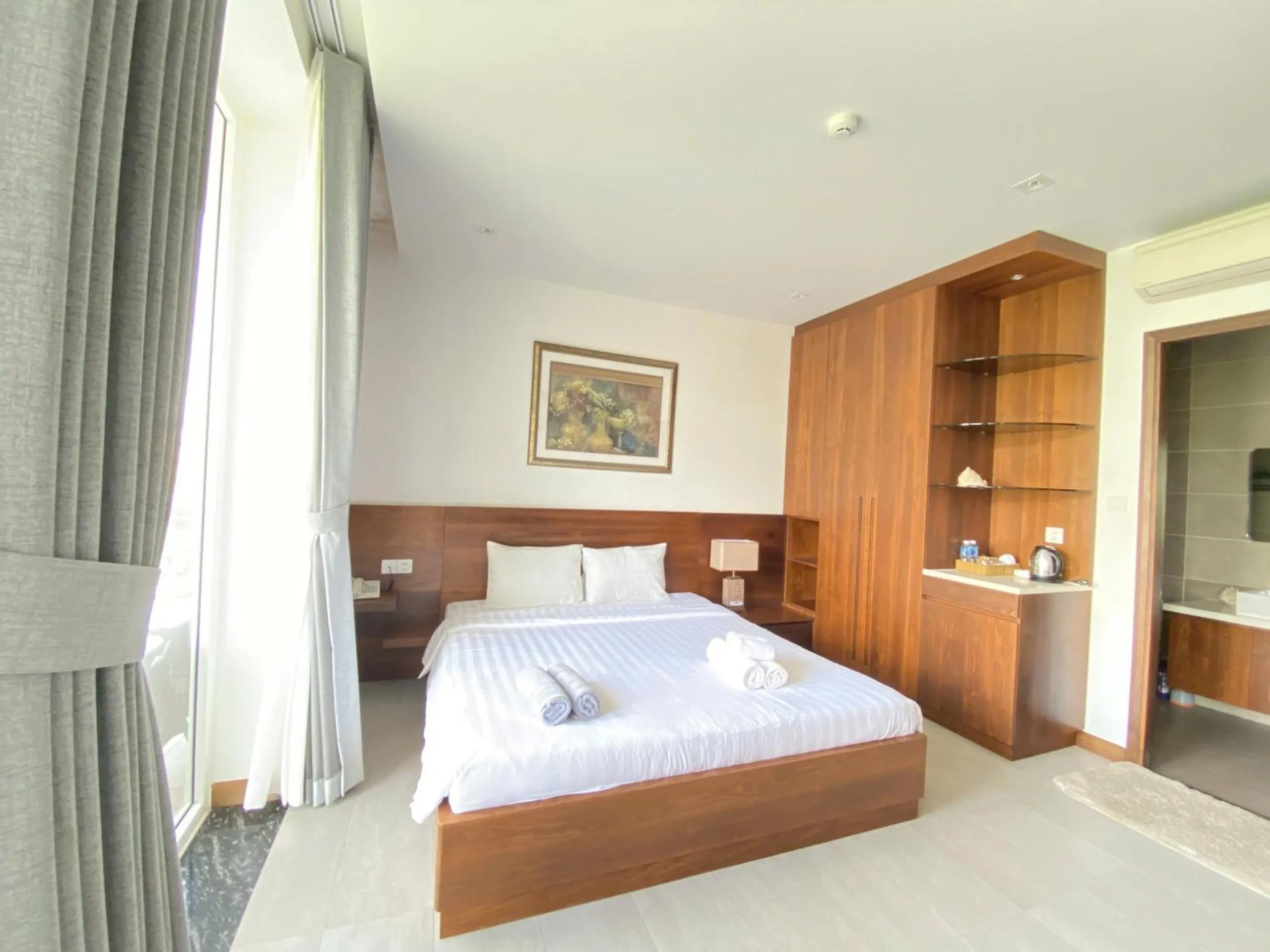 Bed in Qli Hotel Muine