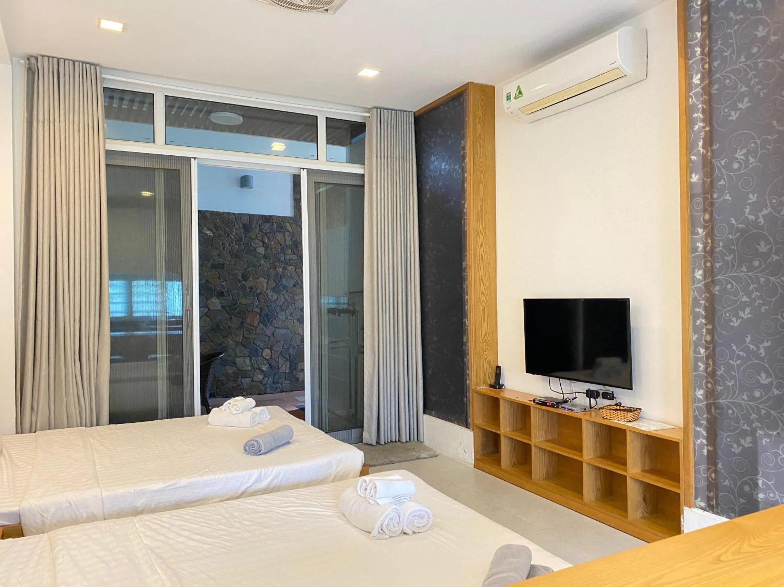 Bed in Qli Hotel Muine