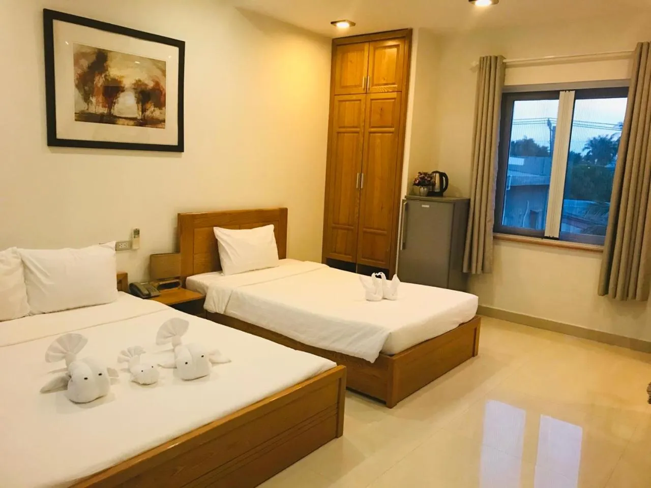 Bed in Qli Hotel Muine