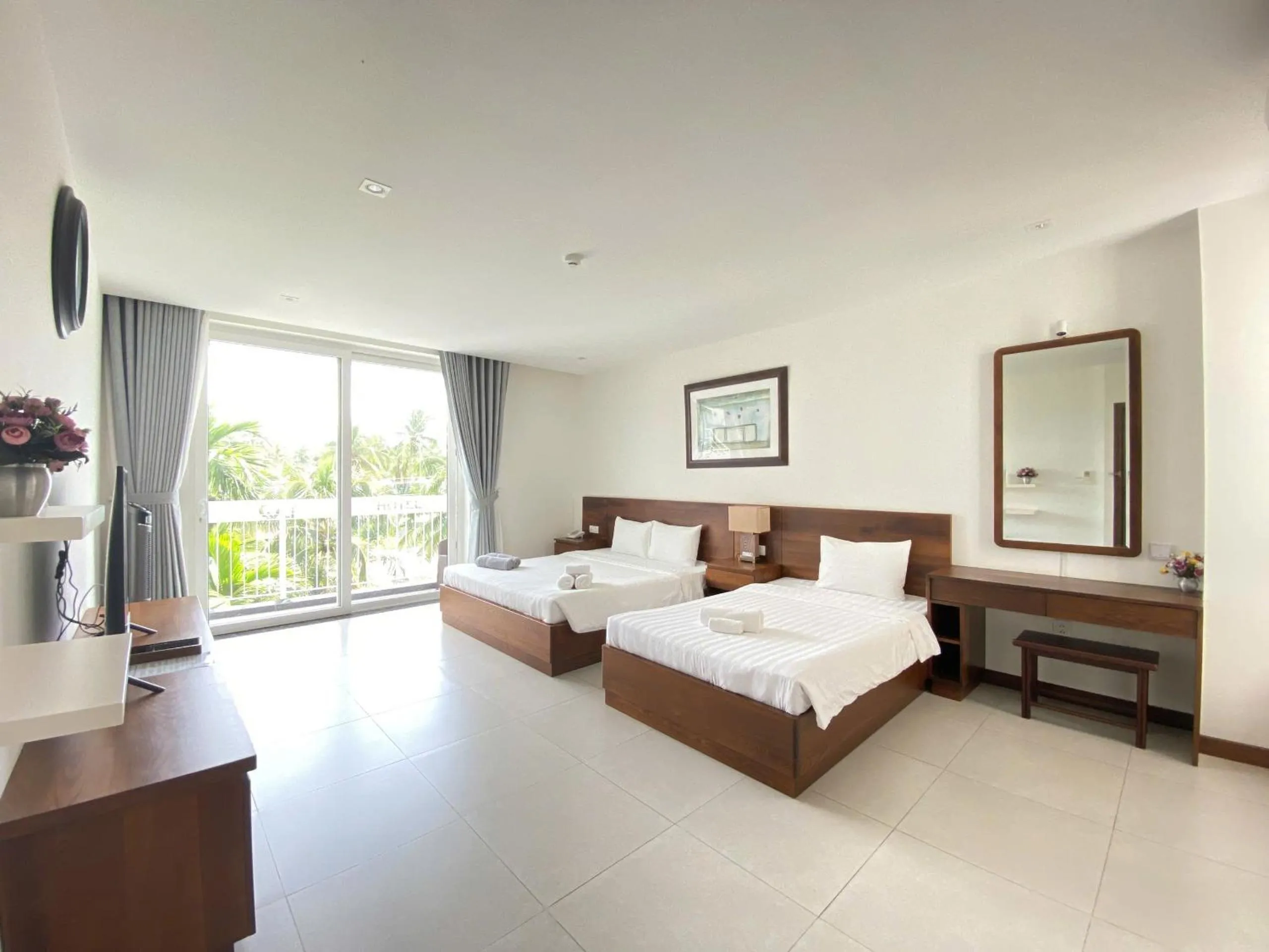 Bed in Qli Hotel Muine