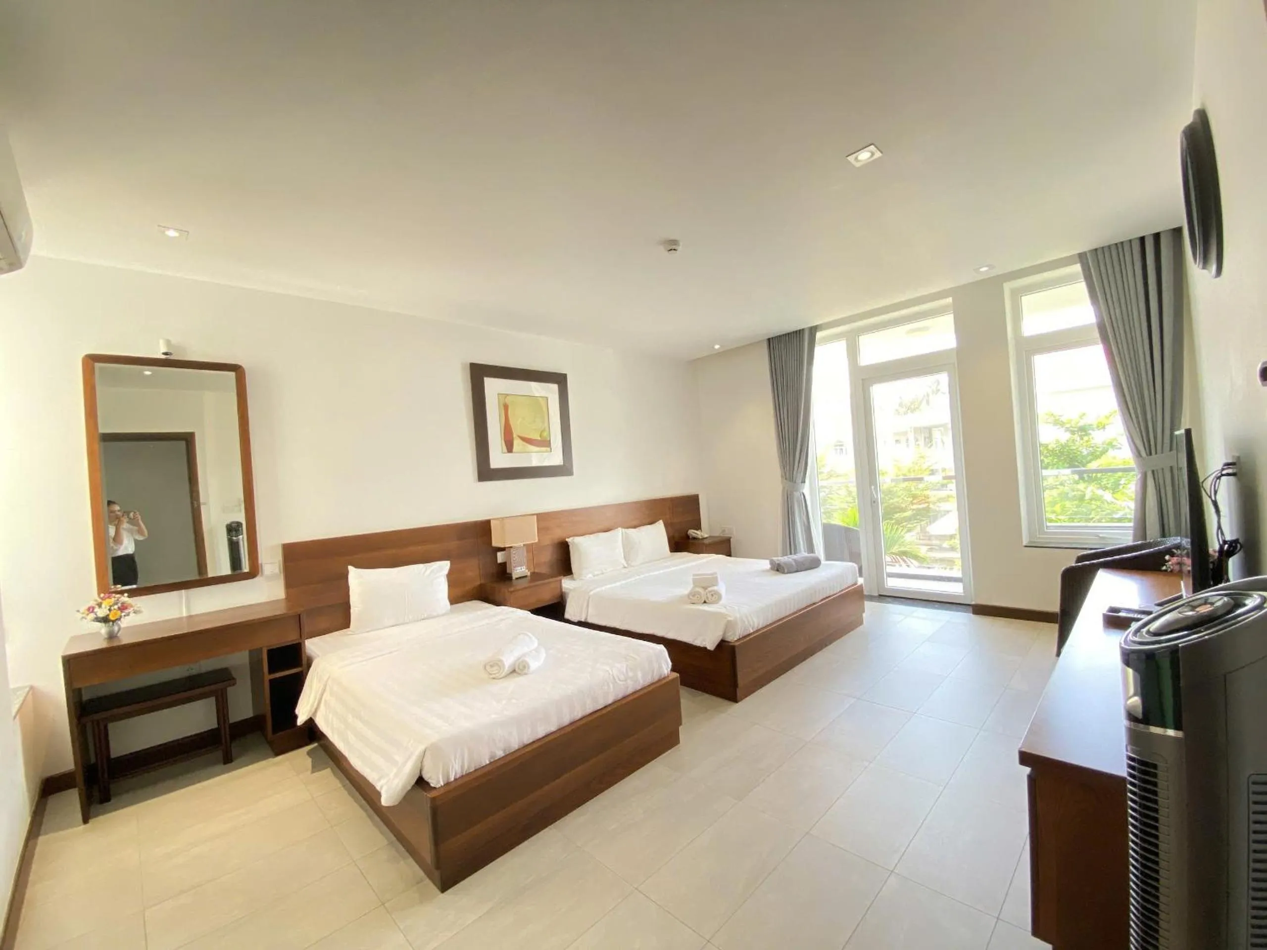 Bed in Qli Hotel Muine