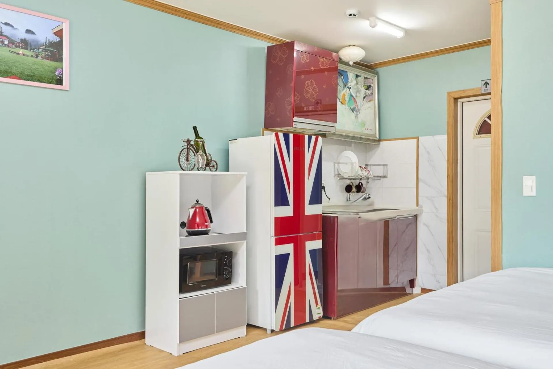 Bedroom, Bed in Heidi Korea