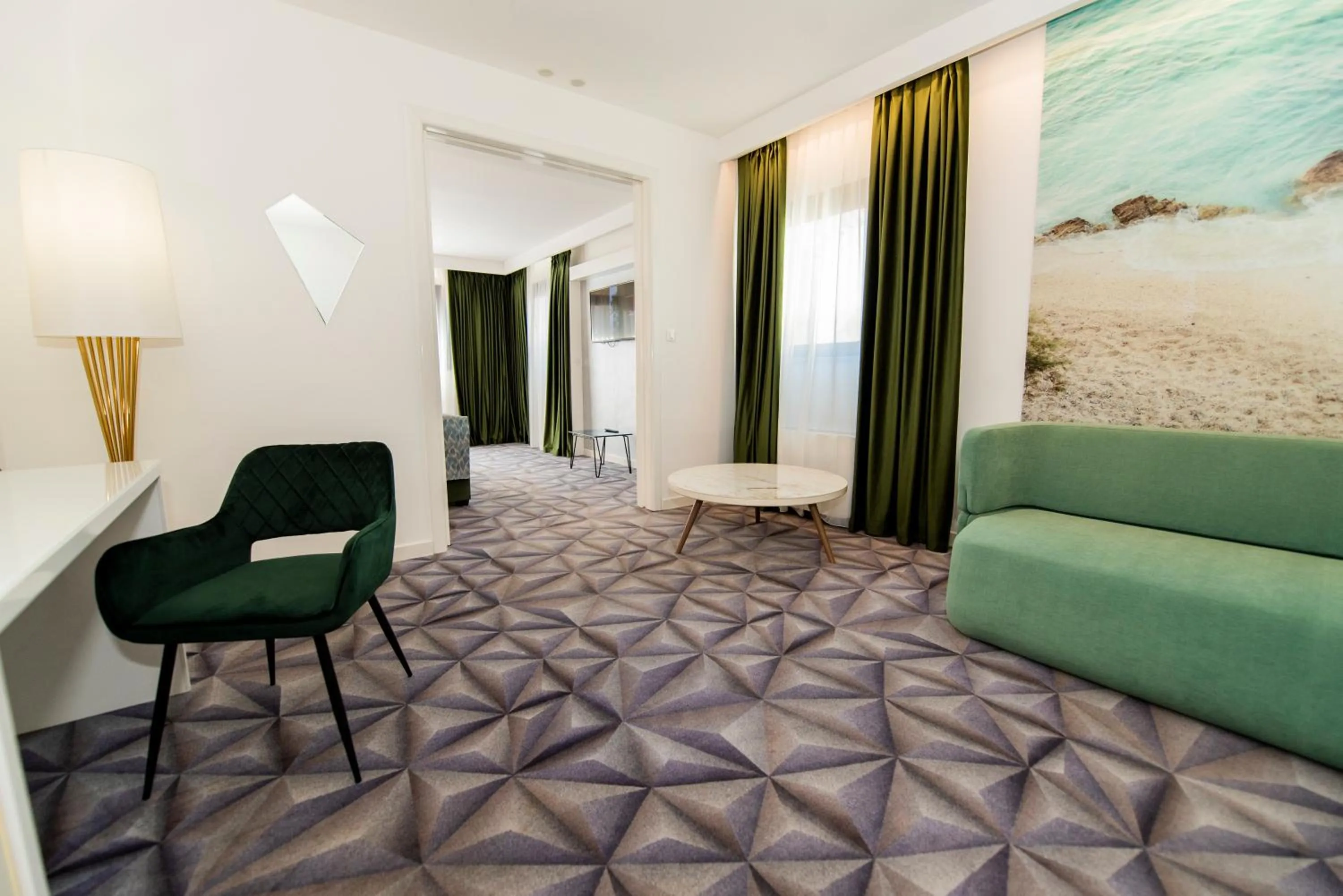 Living room in Hotel Luxe