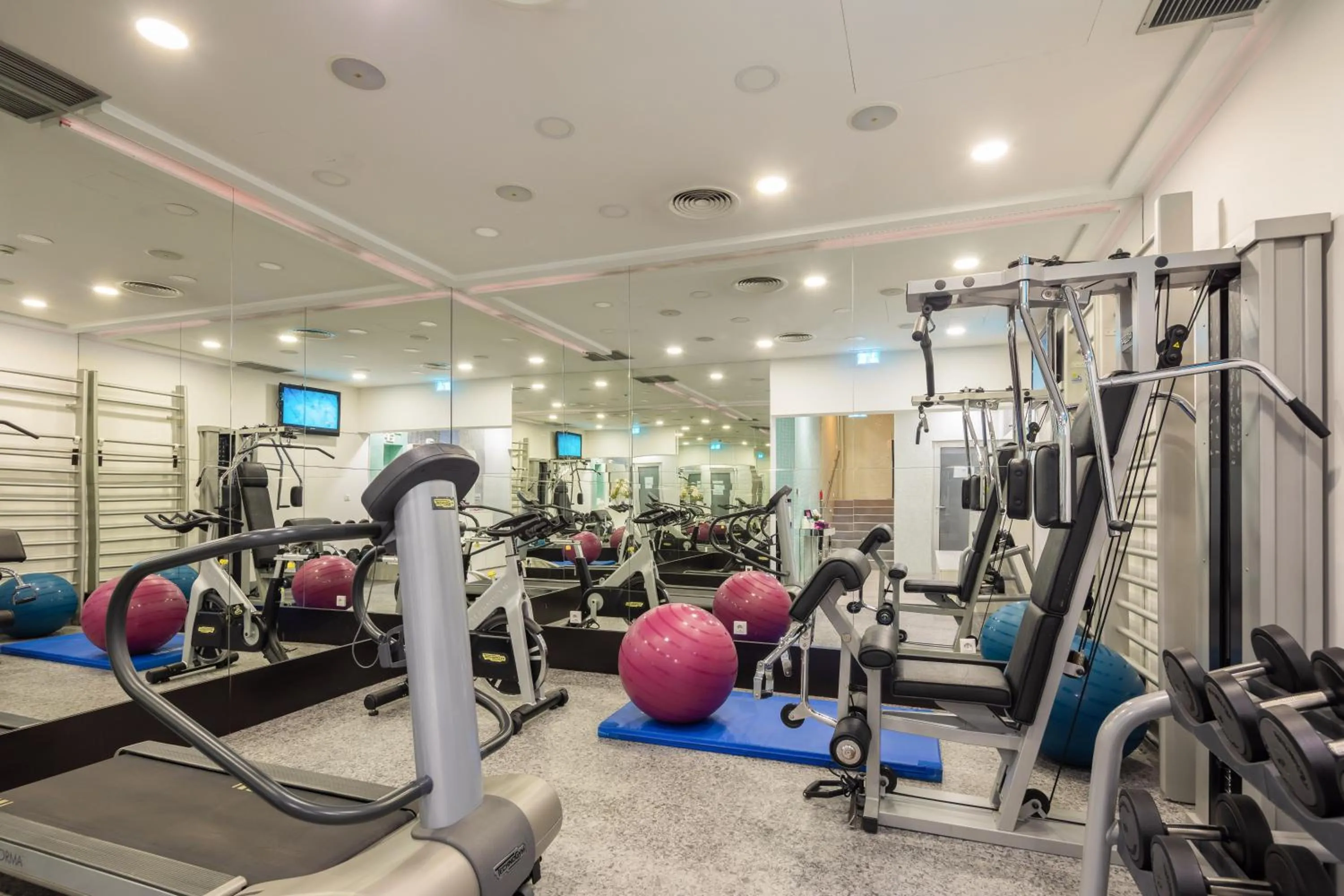 Fitness centre/facilities in Hotel Luxe