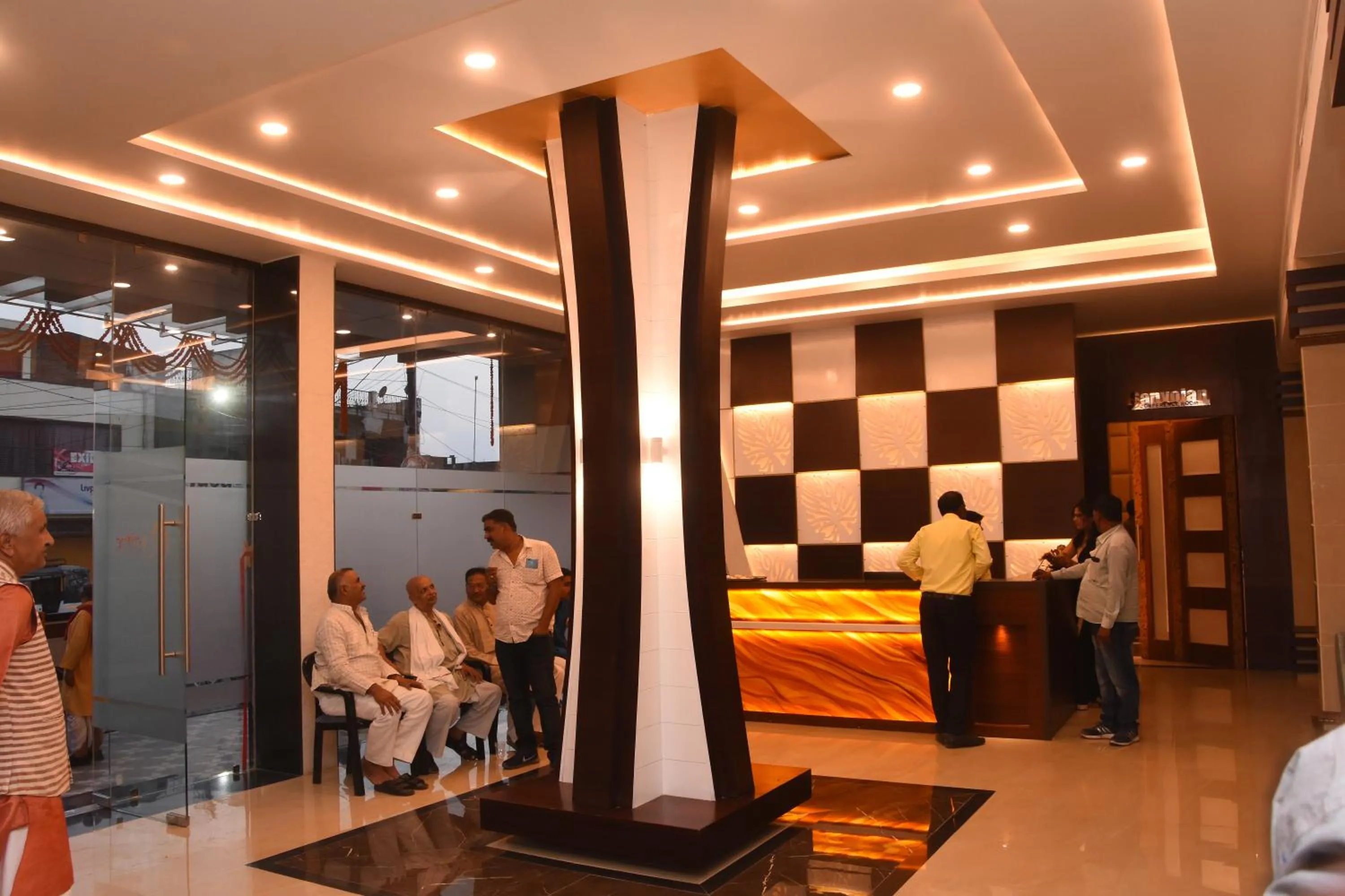 Lobby or reception in Hotel Nand Residency