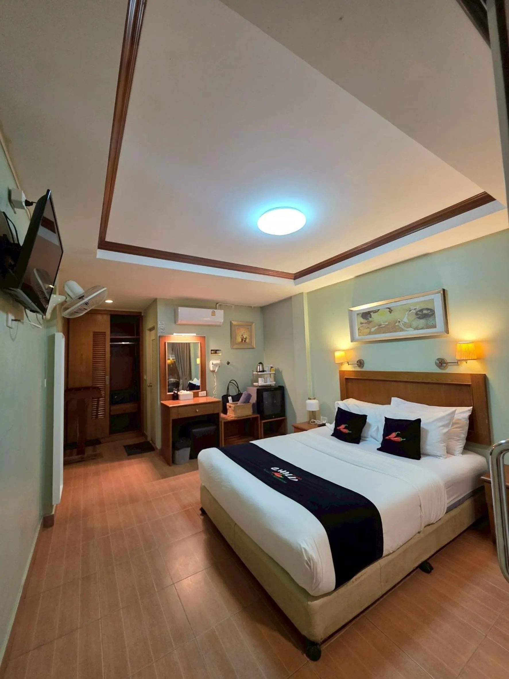 Bedroom, Bed in Chilli Hotel&Restaurant