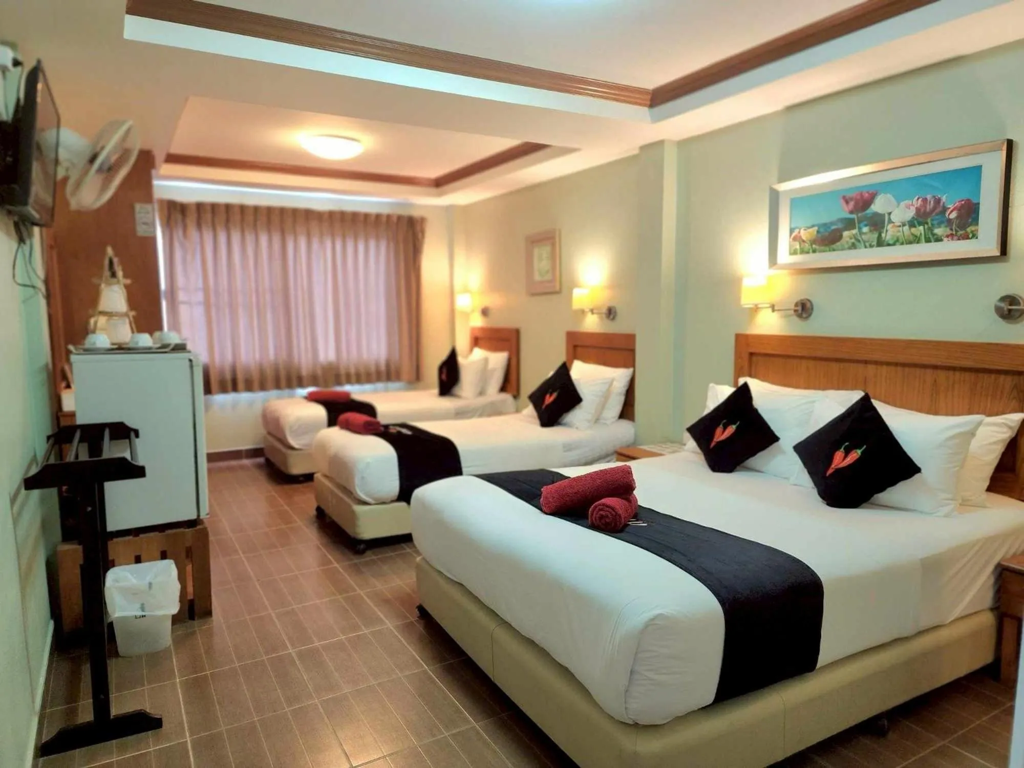 Bedroom, Bed in Chilli Hotel&Restaurant