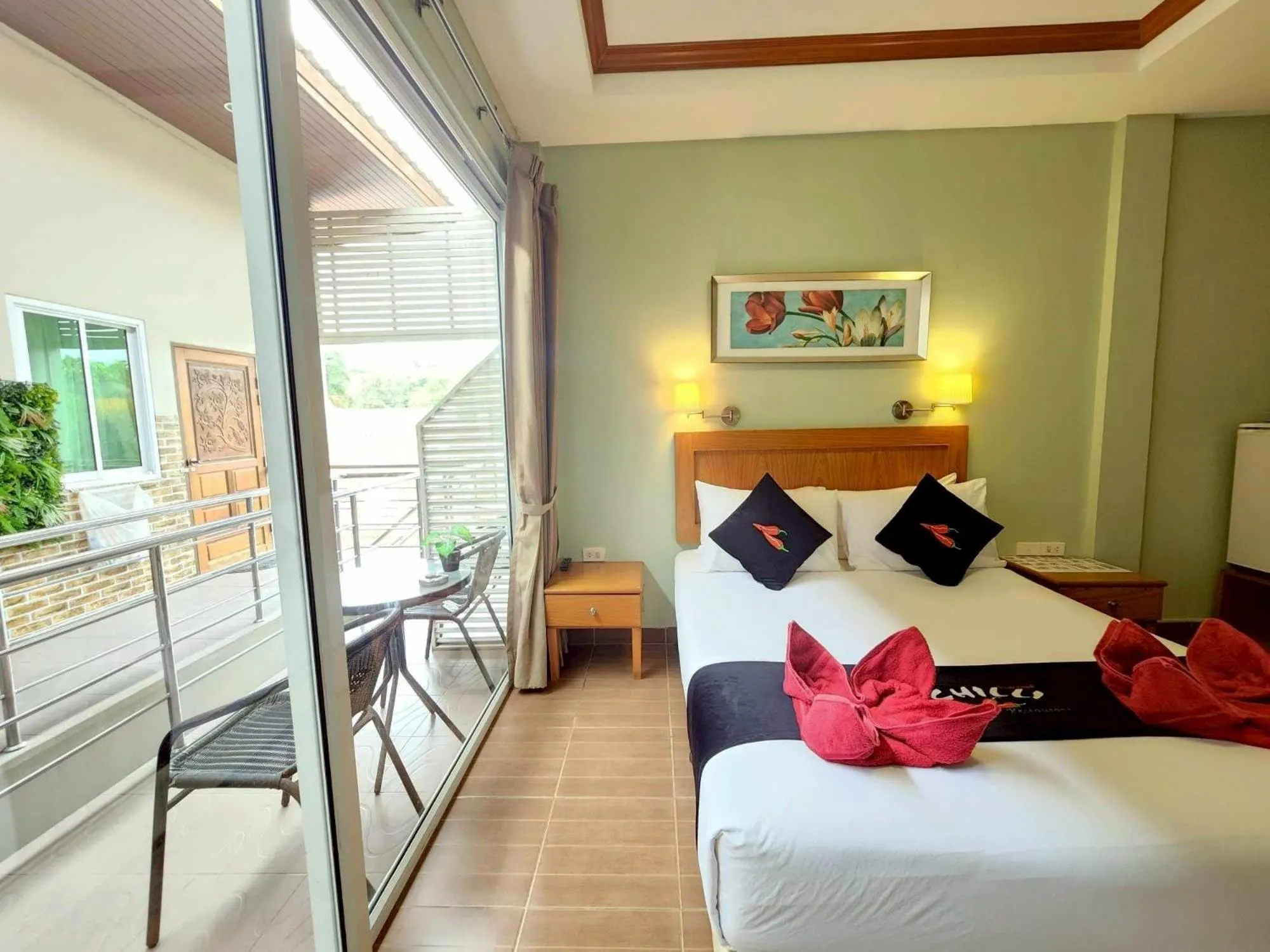 Bedroom, Bed in Chilli Hotel&Restaurant