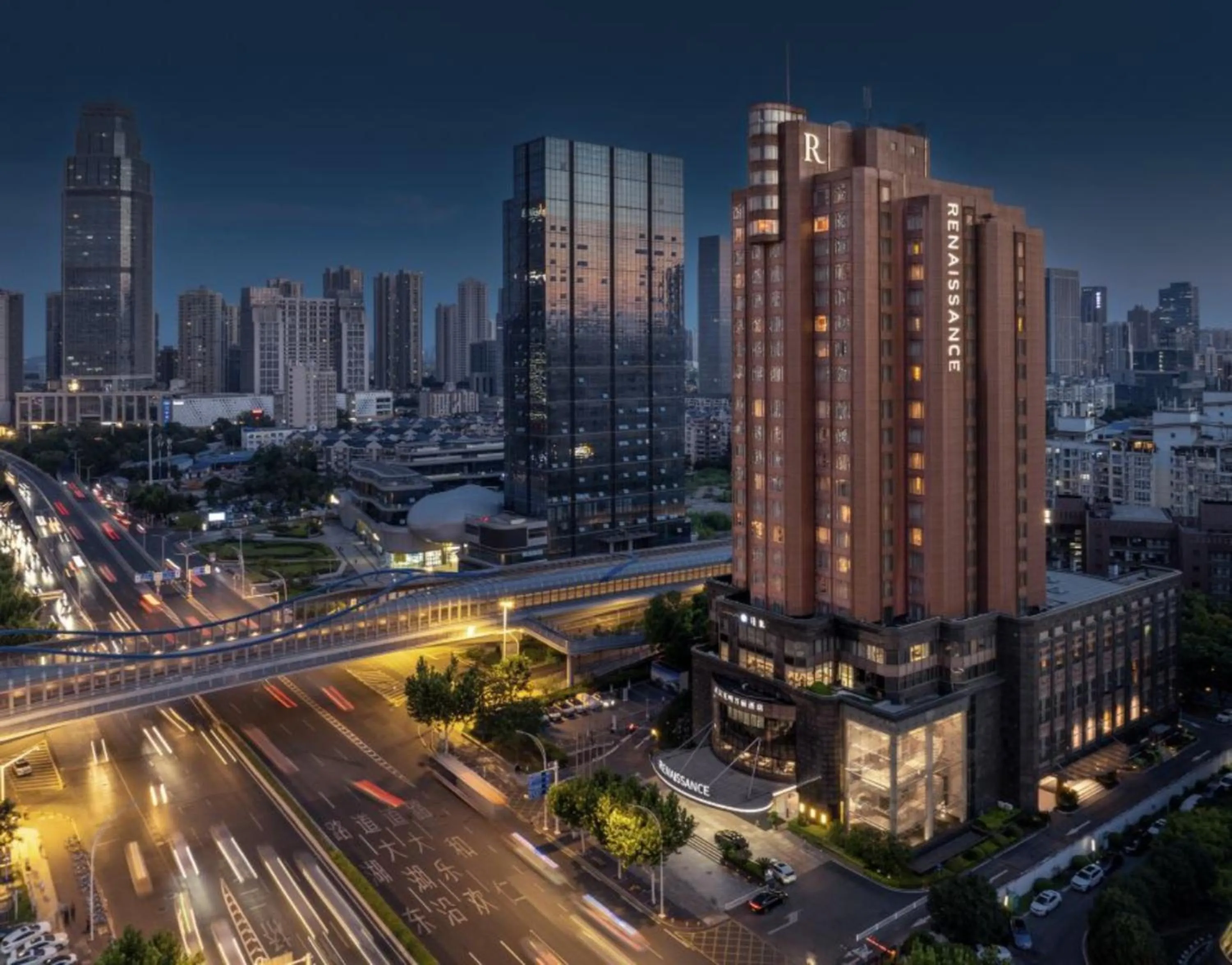 Property building in Renaissance Wuhan Hotel