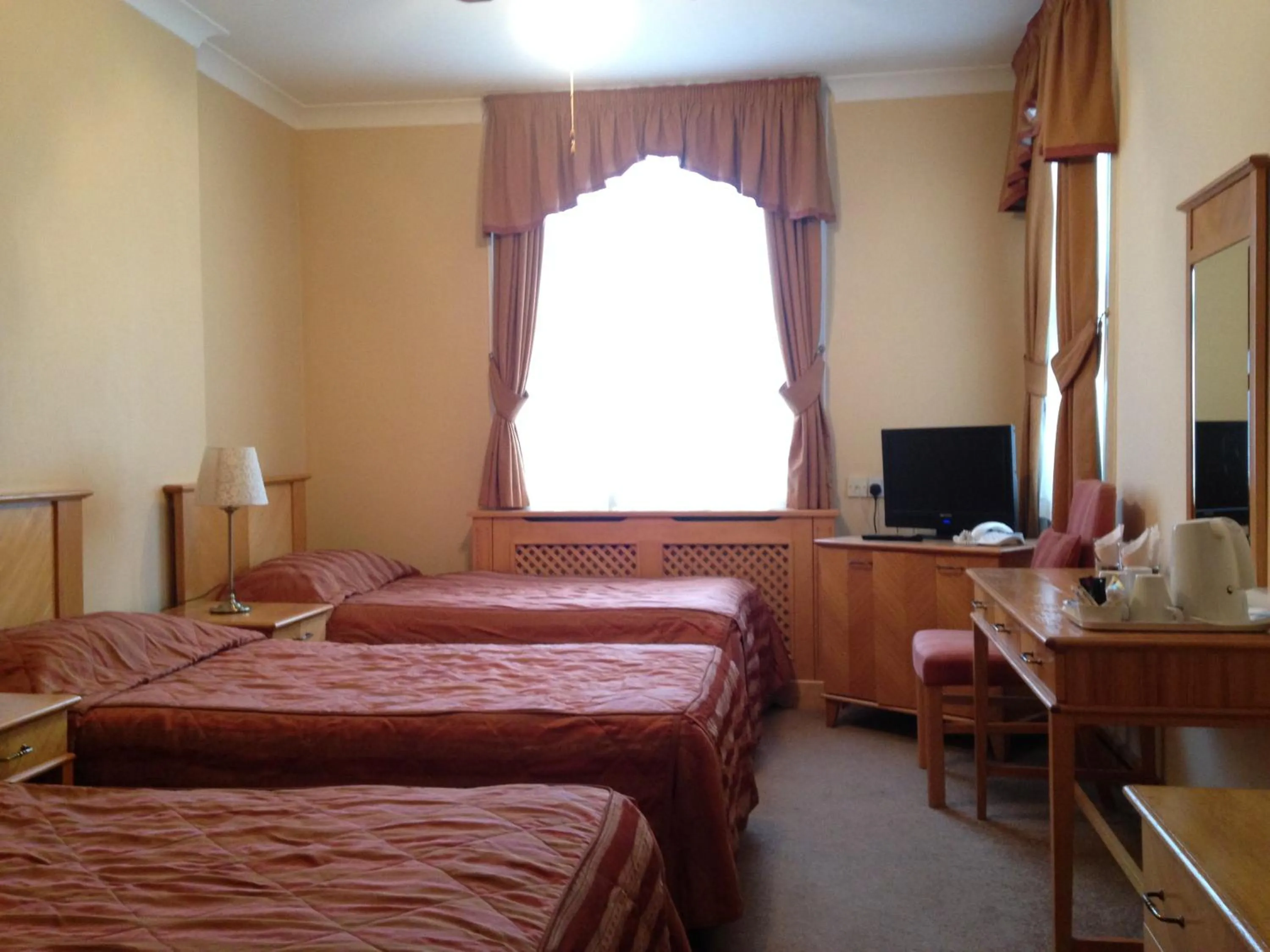 Photo of the whole room, Bed in Troy Hotel