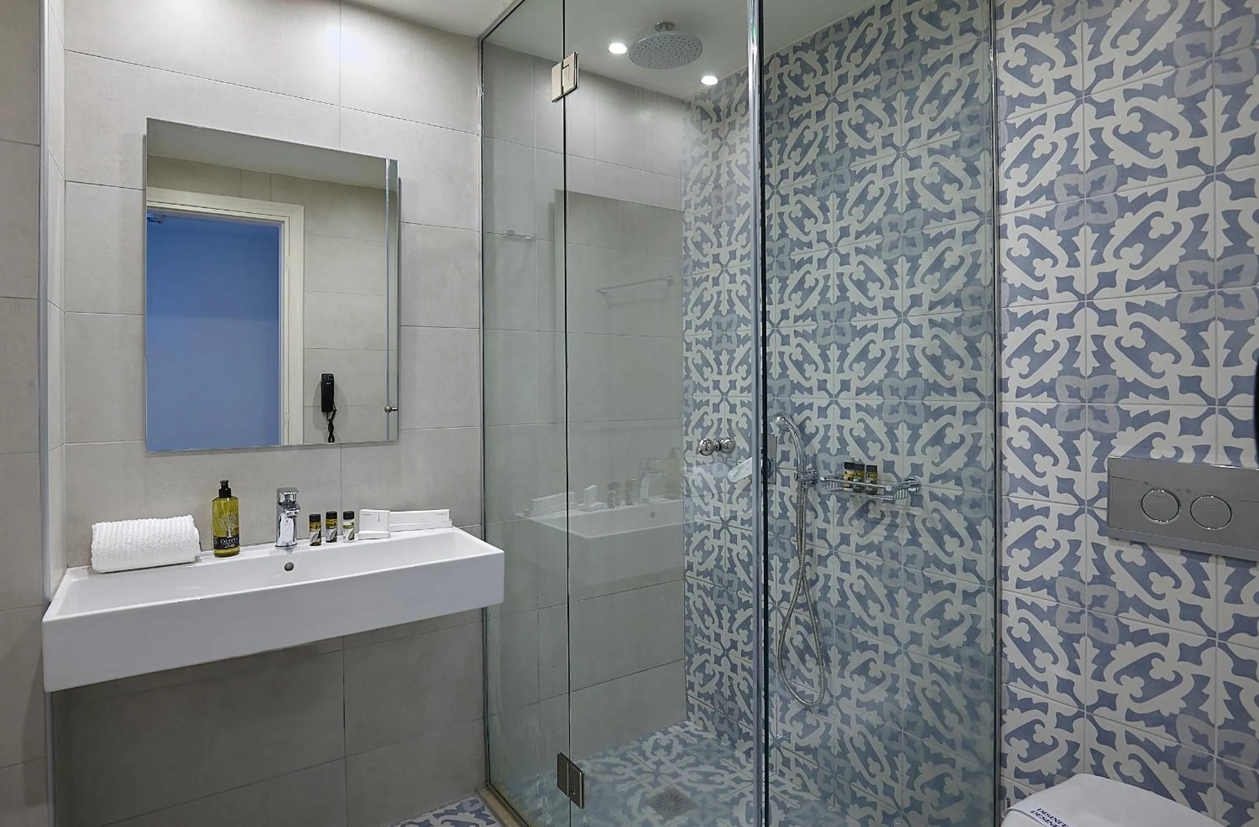 Bathroom in Vasia Boulevard Hotel (Adults Only)