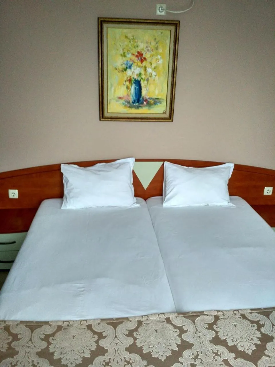 Bed in Philippopolis Hotel
