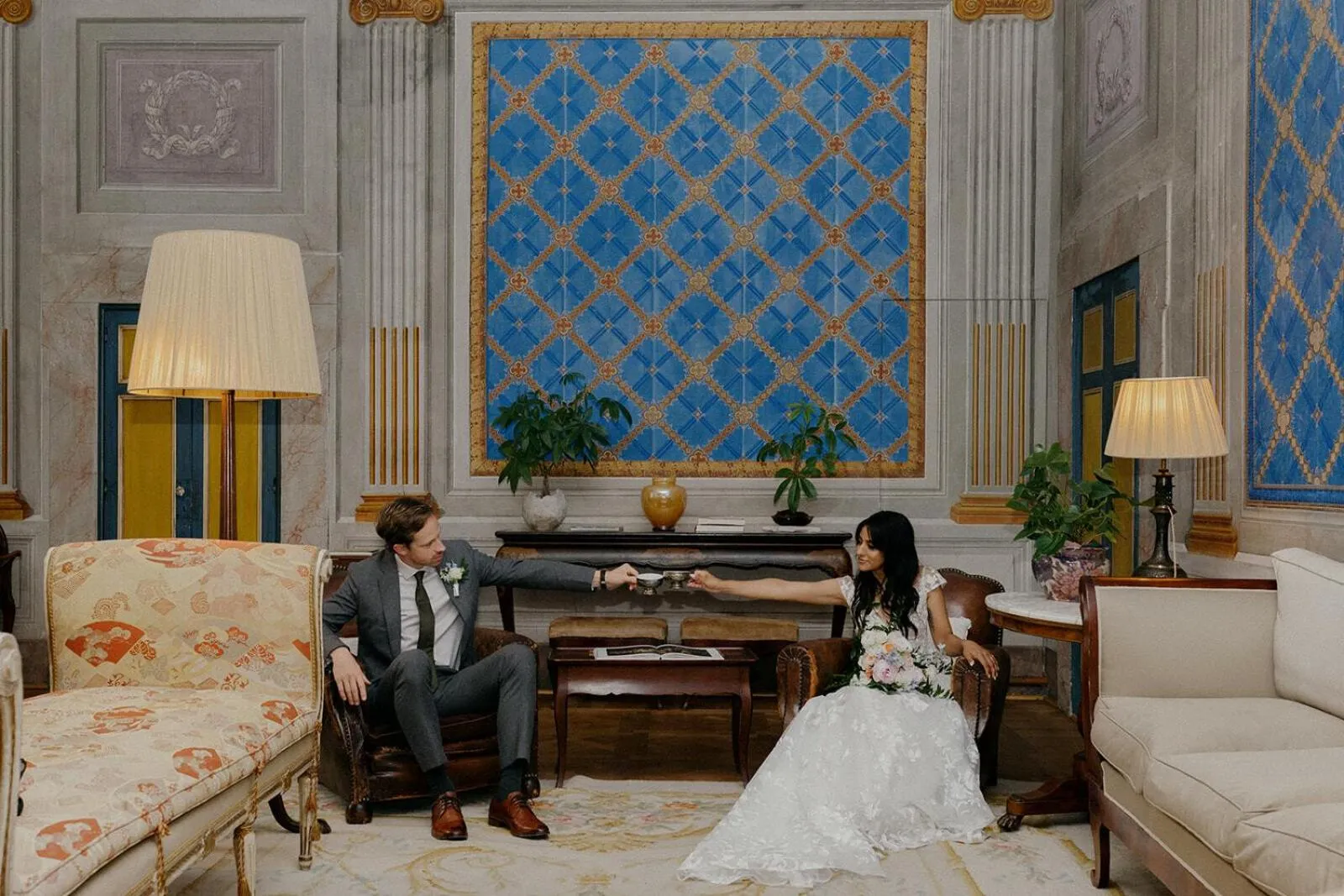 Living room in Palazzo Rocchi - Residenza D'Epoca