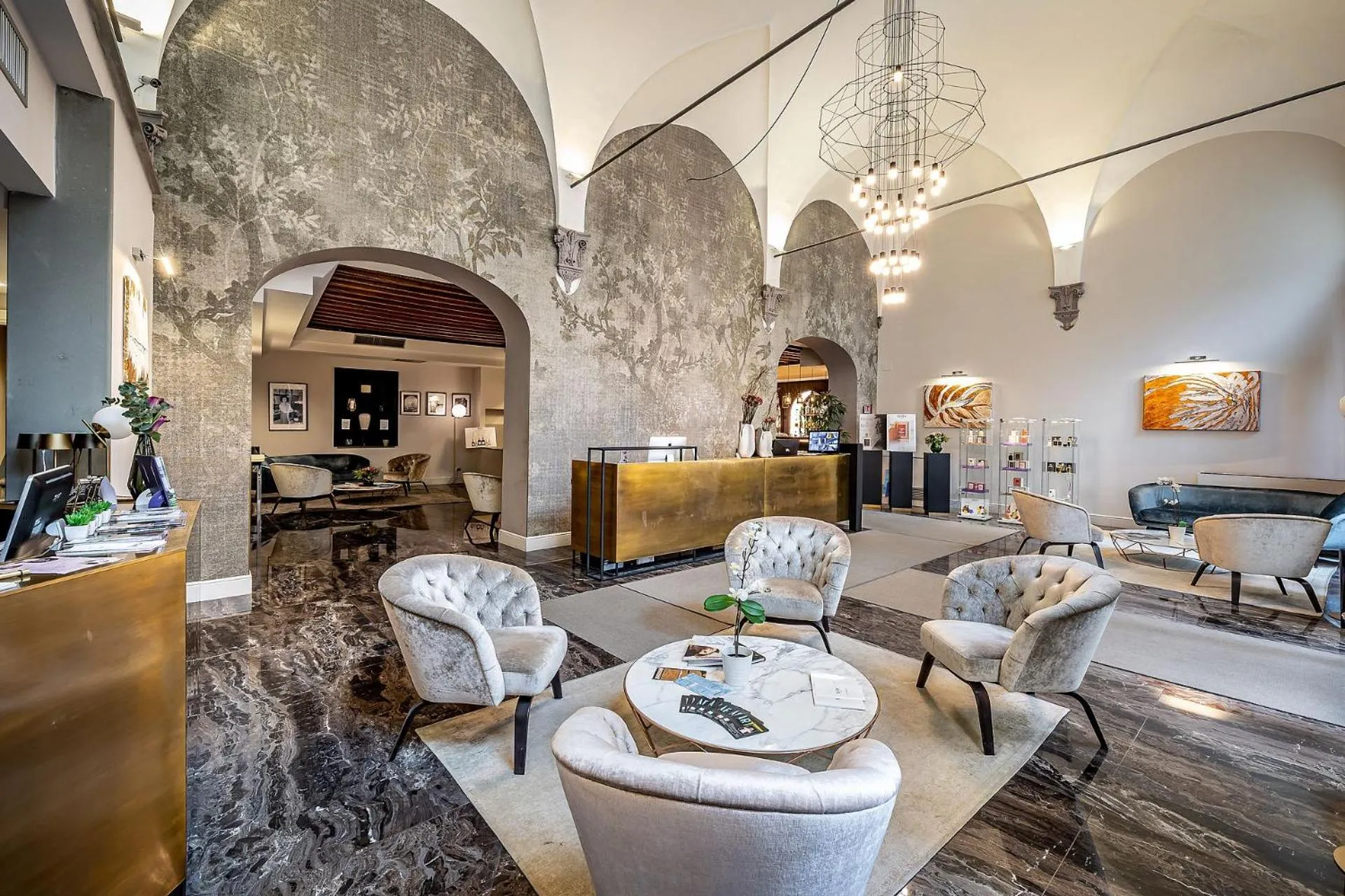Lobby or reception in Il Rivalta - Place of Charme