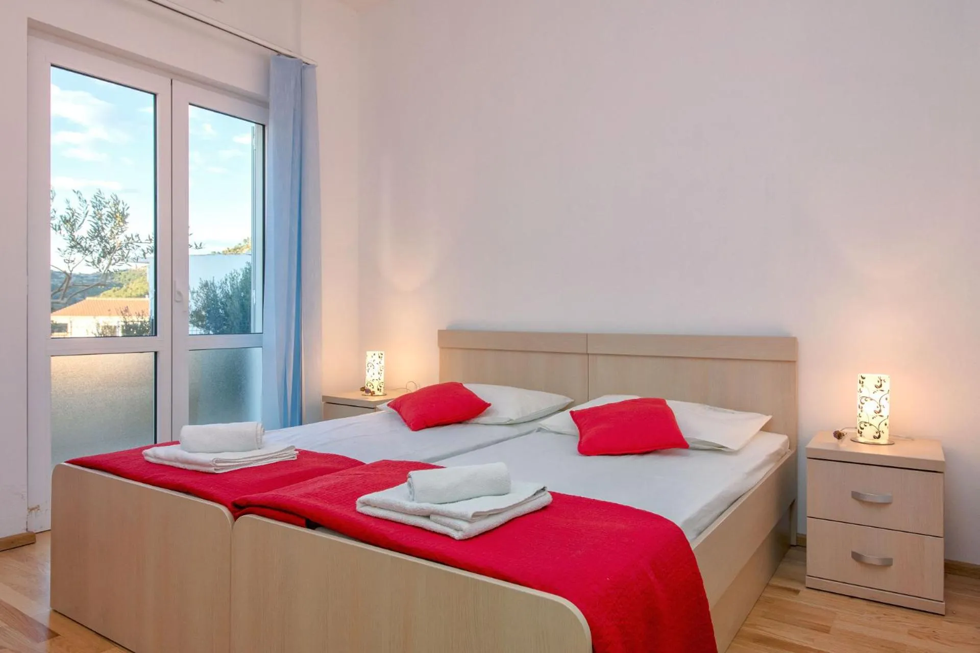 Bed in Apartments Jakic