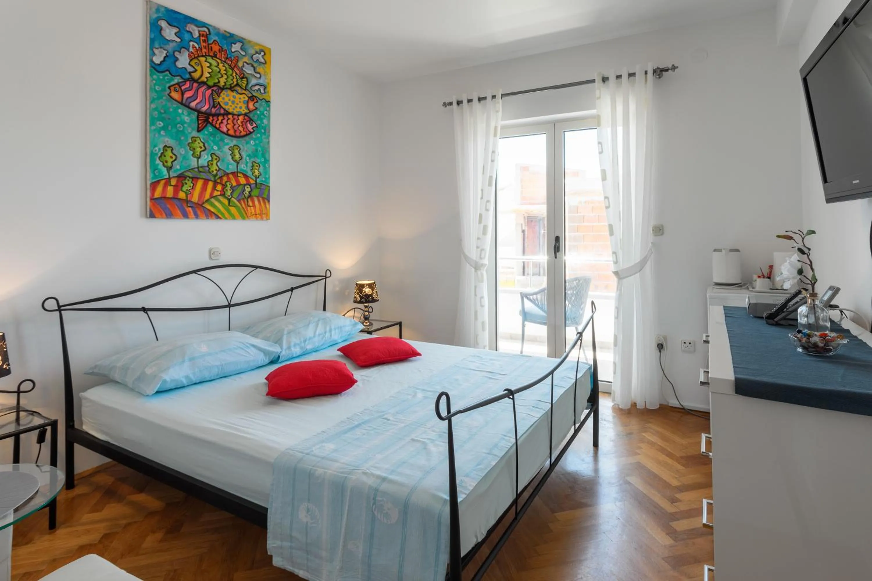 Bed in Apartments Jakic