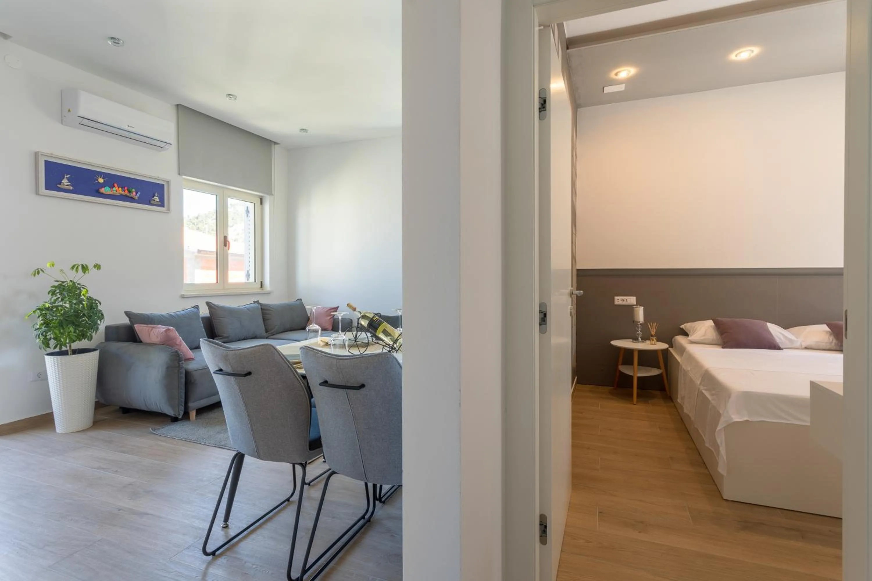 Bed in Apartments Jakic