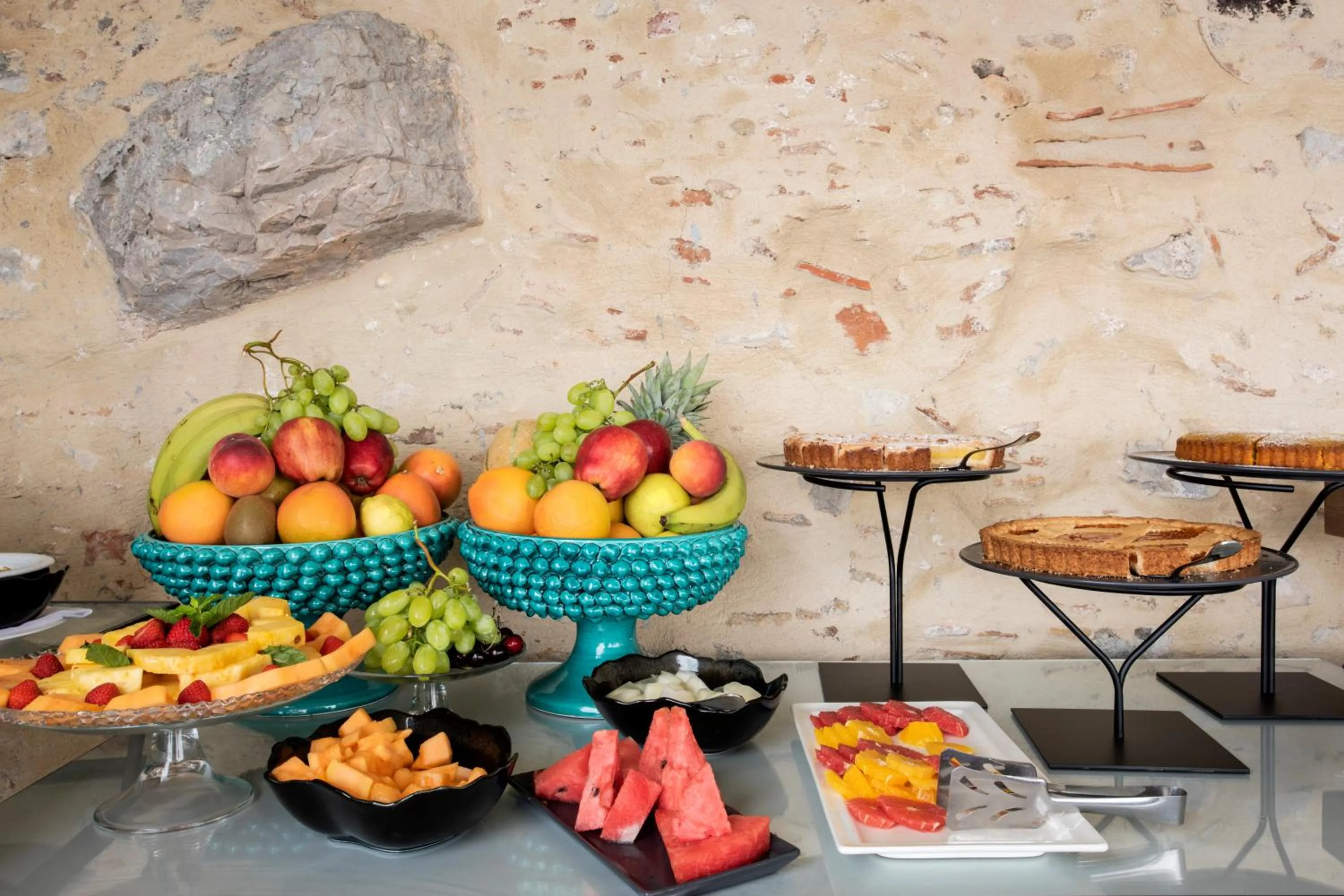 Food and drinks in Hotel Metropole Taormina