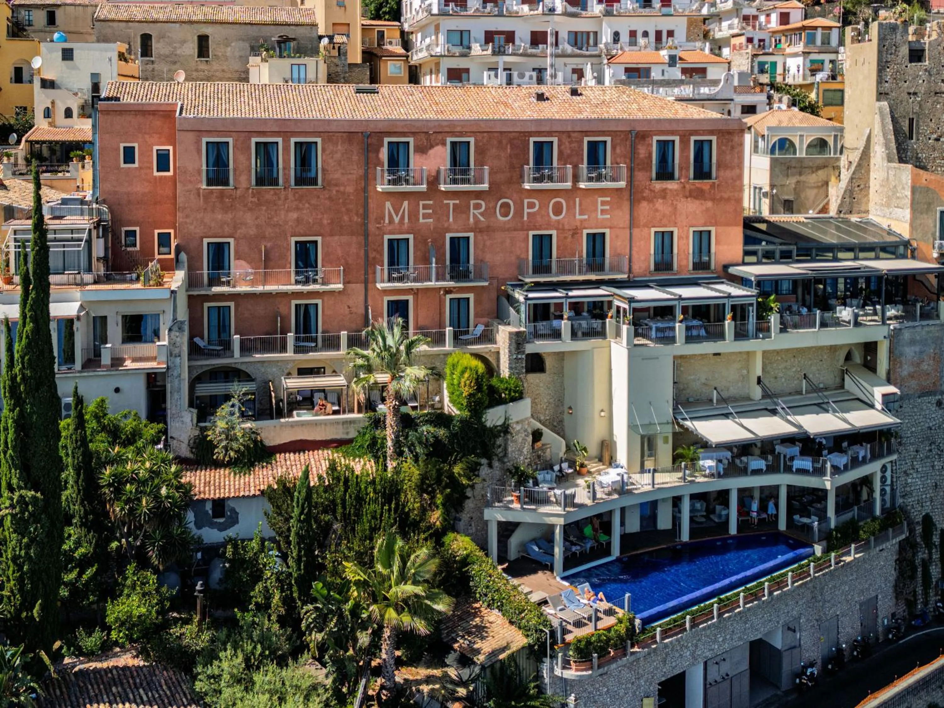 Property building in Hotel Metropole Taormina