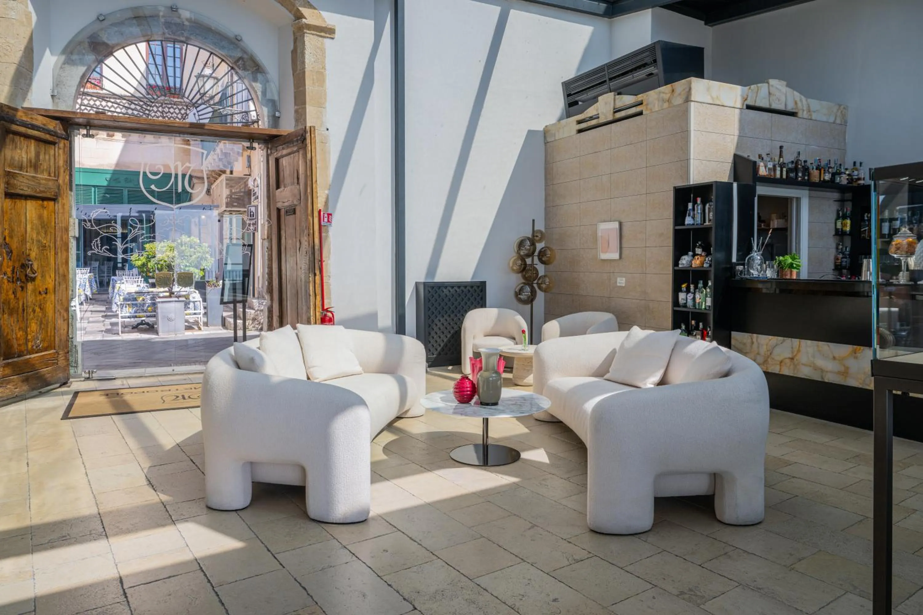 Lobby or reception in Hotel Metropole Taormina