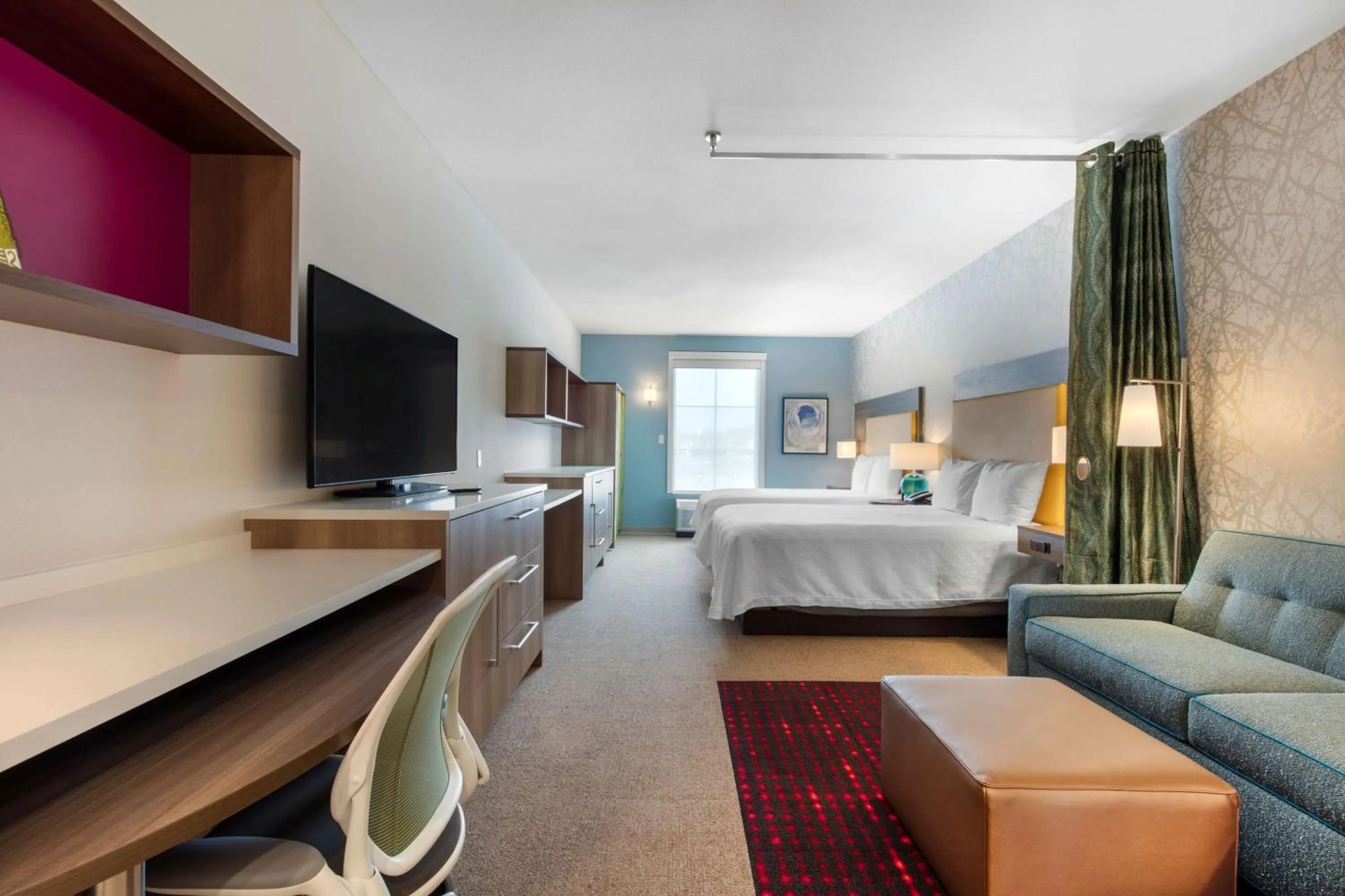 Bedroom, Bed in Home2 Suites By Hilton Olive Branch