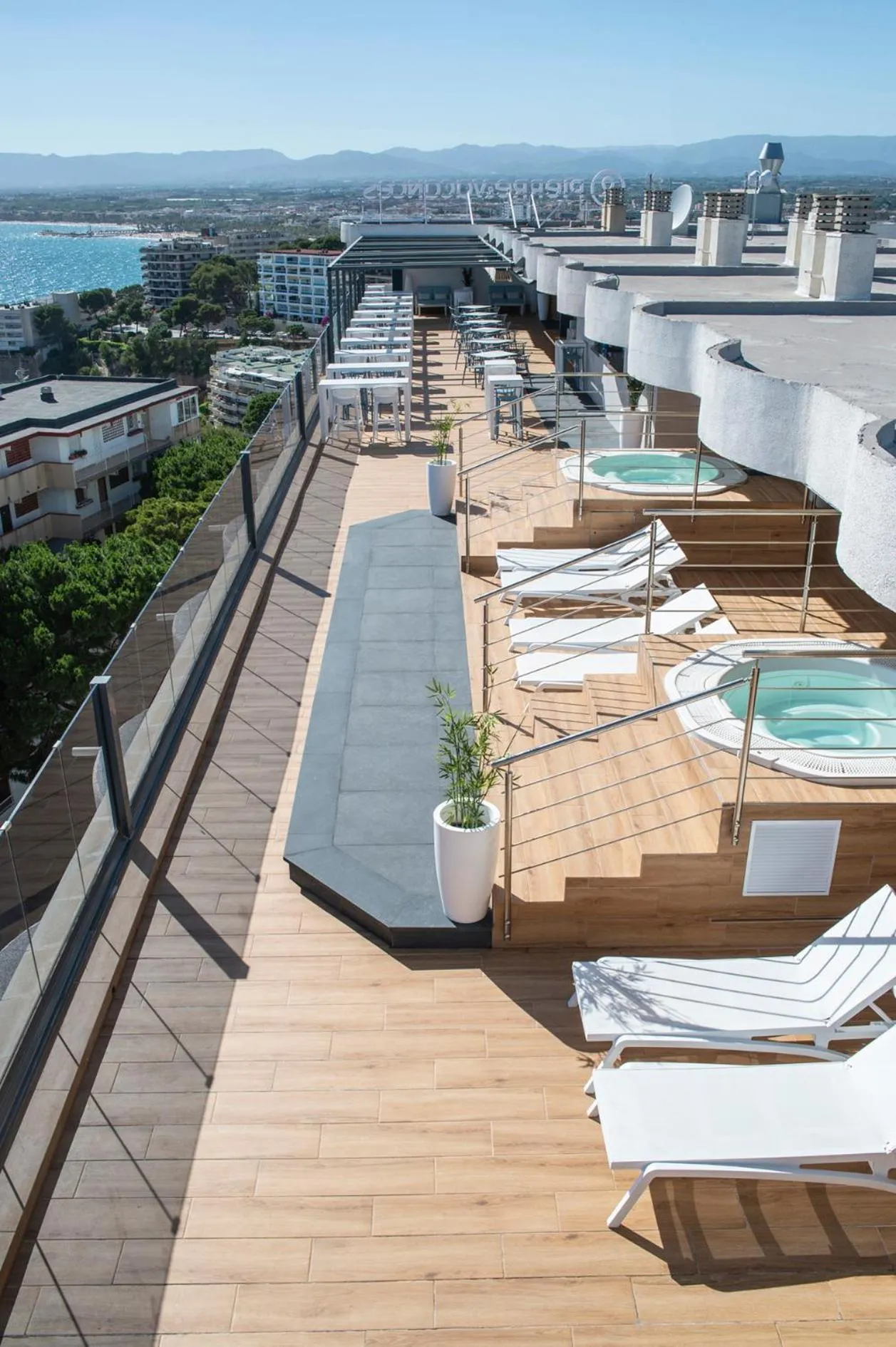 Balcony/Terrace in Hotel Salou Sunset - Adults Recommended - by Pierre & Vacances