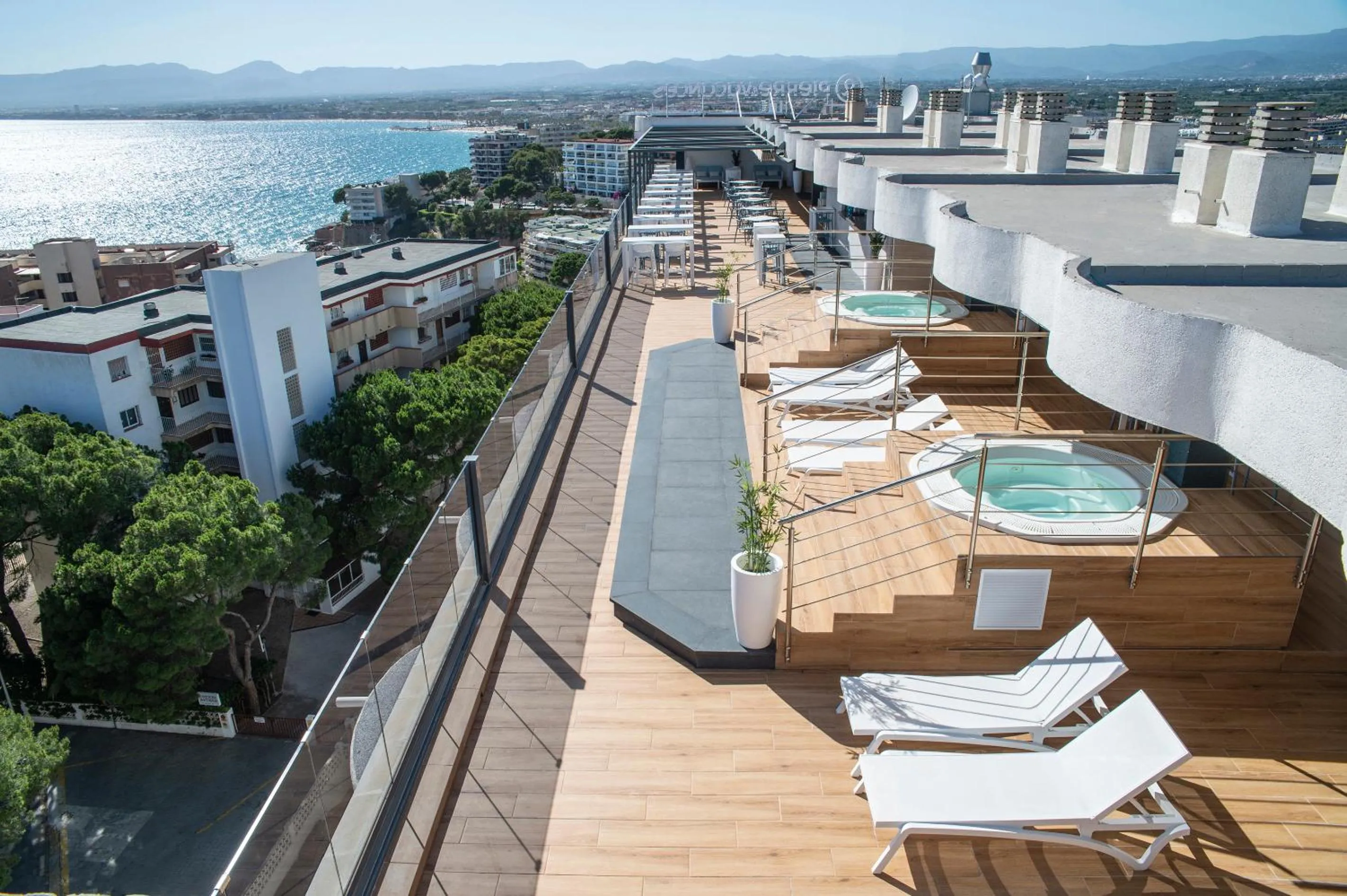 Balcony/Terrace in Hotel Salou Sunset - Adults Recommended - by Pierre & Vacances