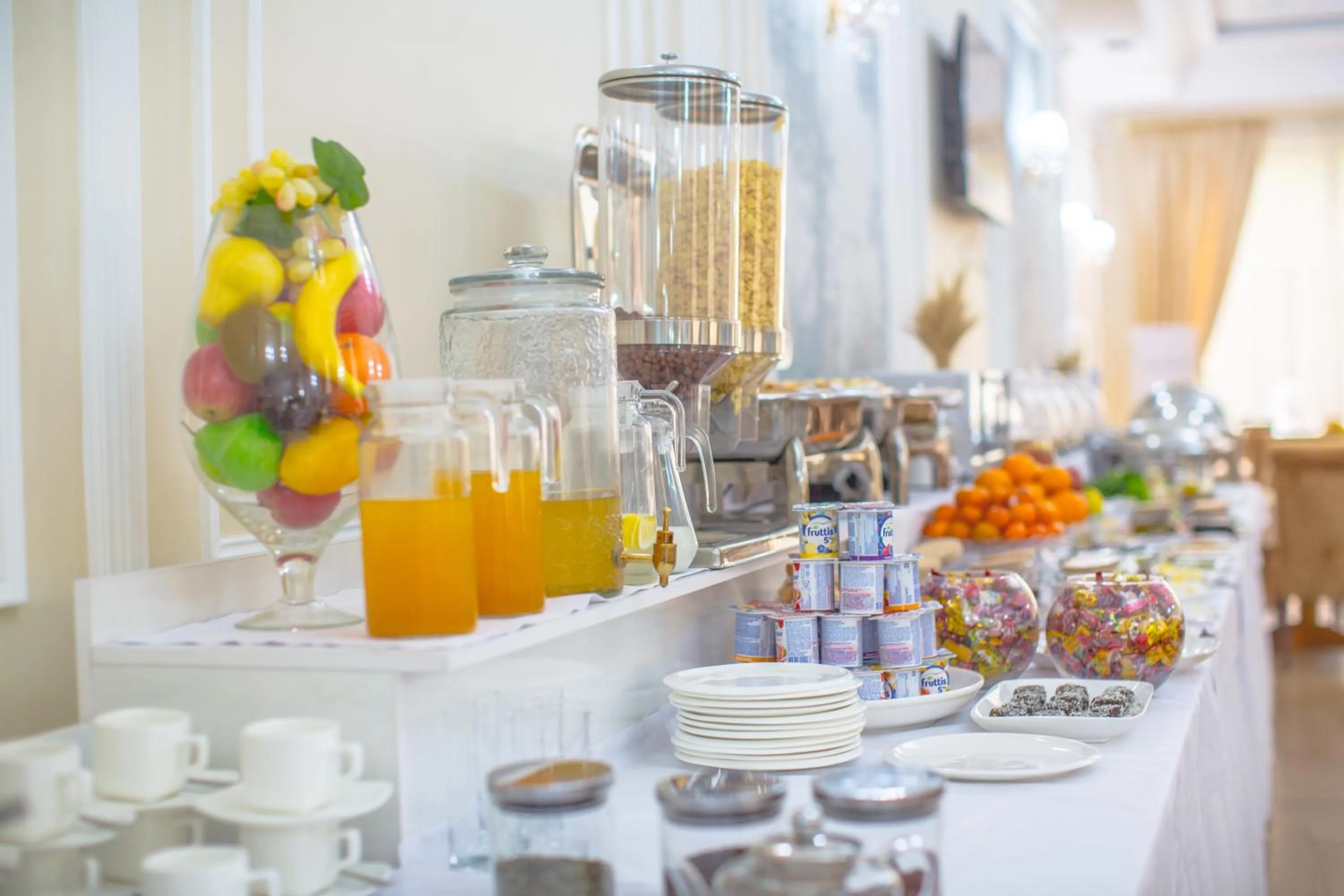 Buffet breakfast in Plaza Hotel Almaty