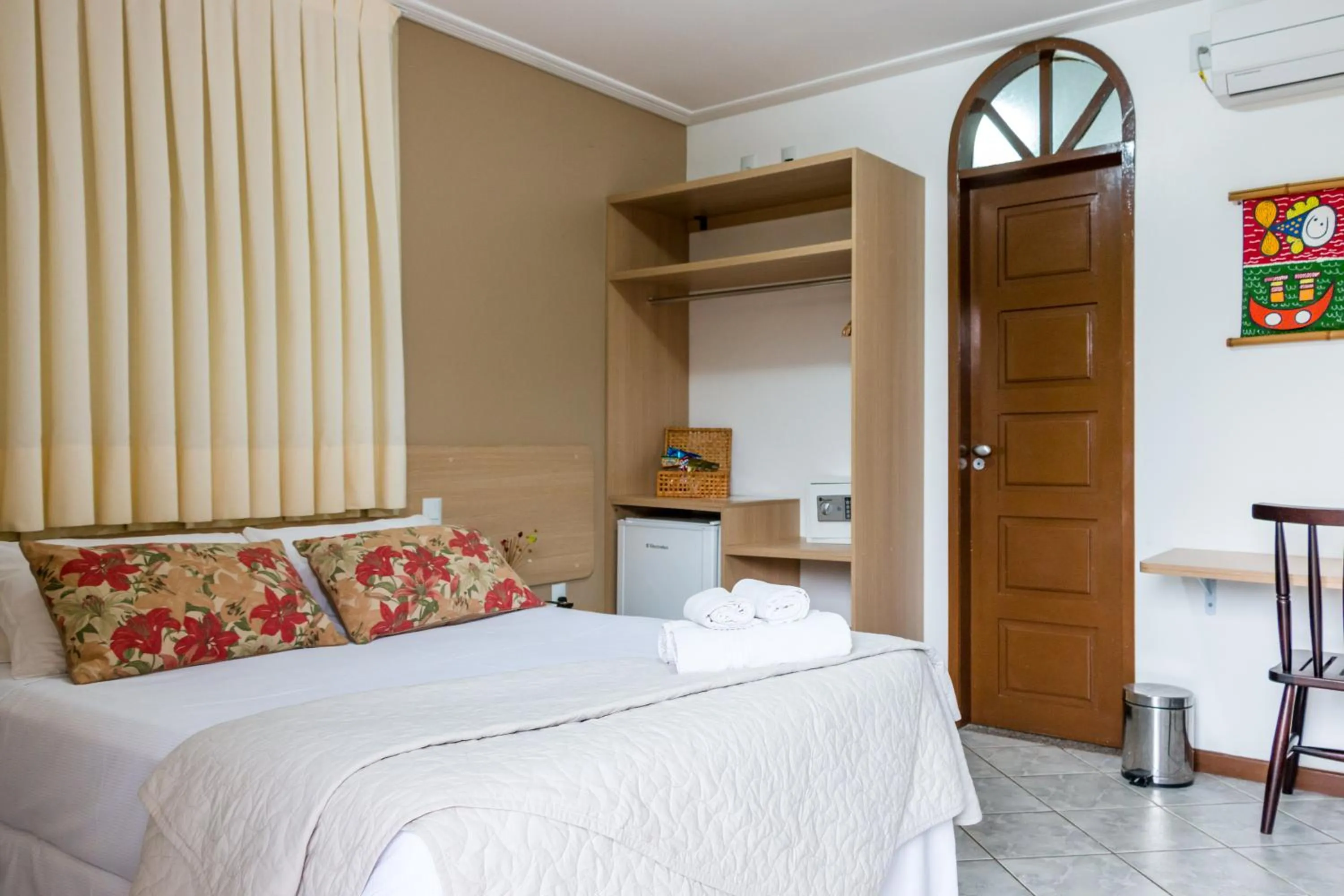 Bed in Pousada da Terra