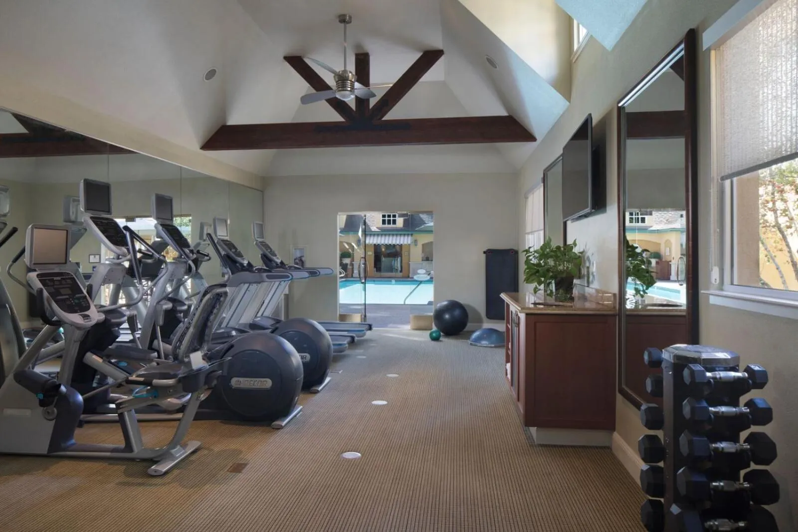 Fitness centre/facilities in Lafayette Park Hotel & Spa