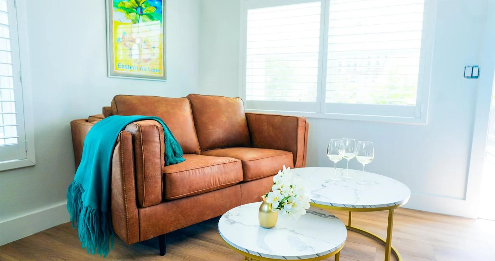 Seating area in Ivory Sands Beach Suites