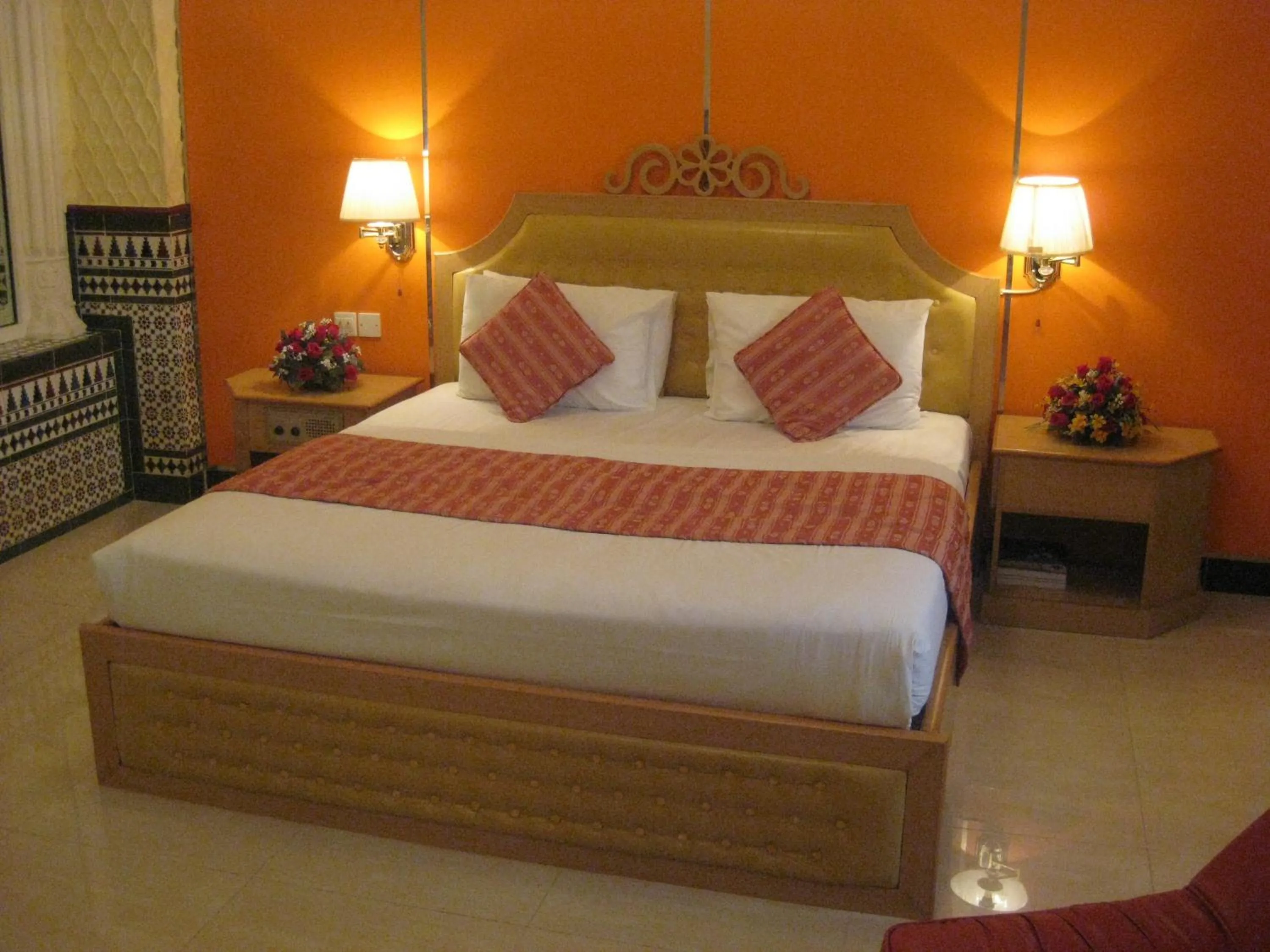 Bed in Bowshar International Hotel