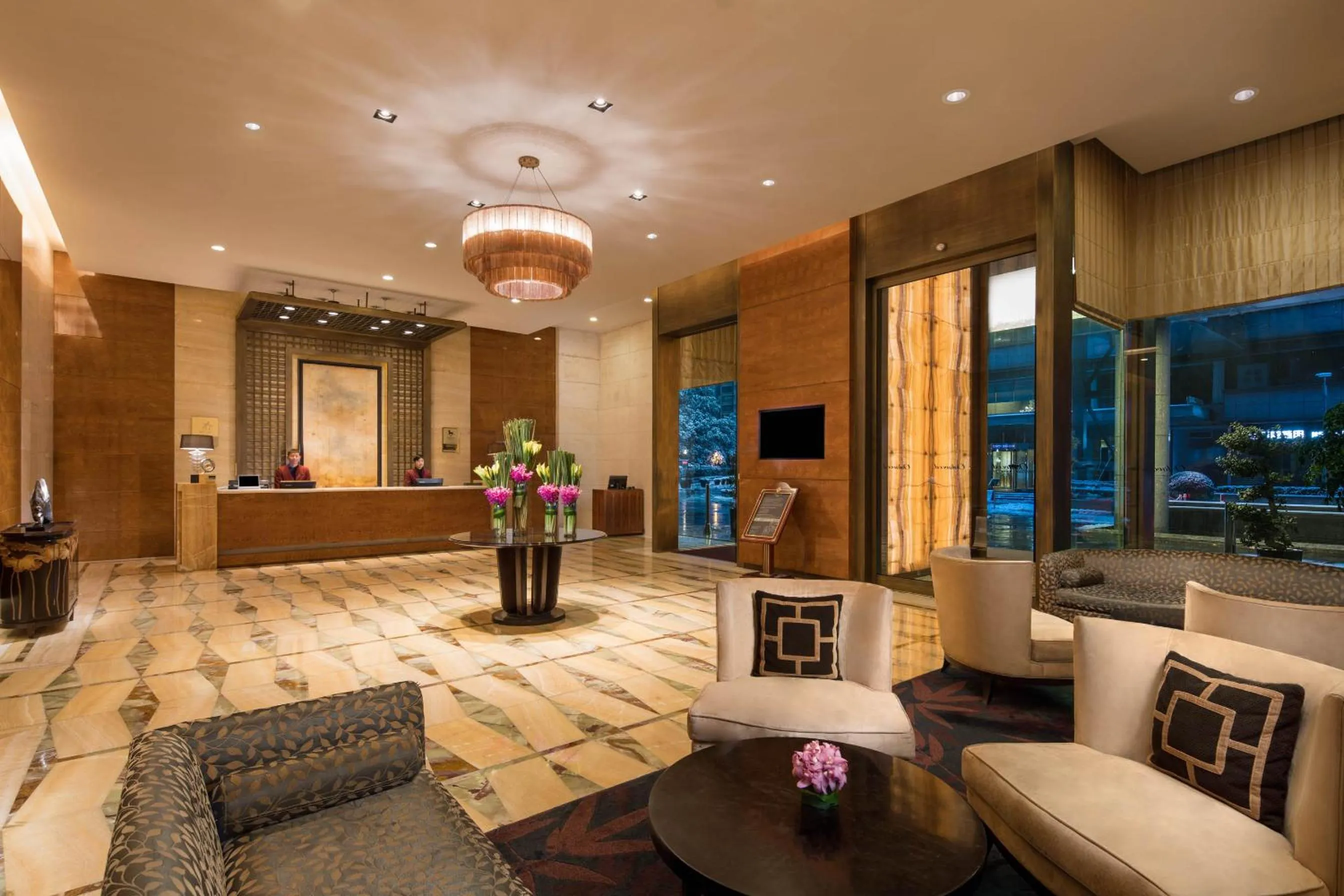 Lobby or reception in Oakwood Residence Hangzhou