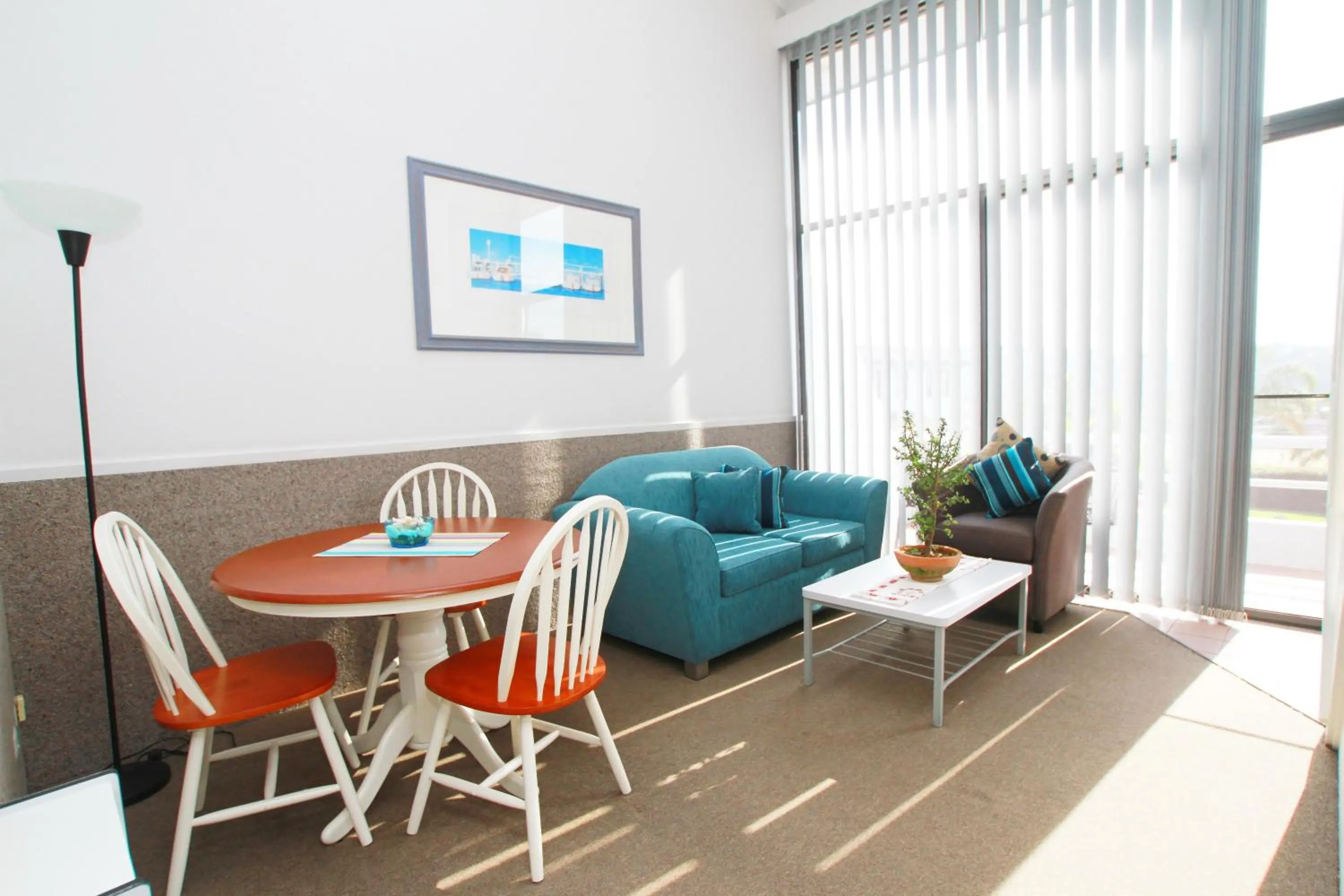 Living room in Sea Spray Motel - Merimbula