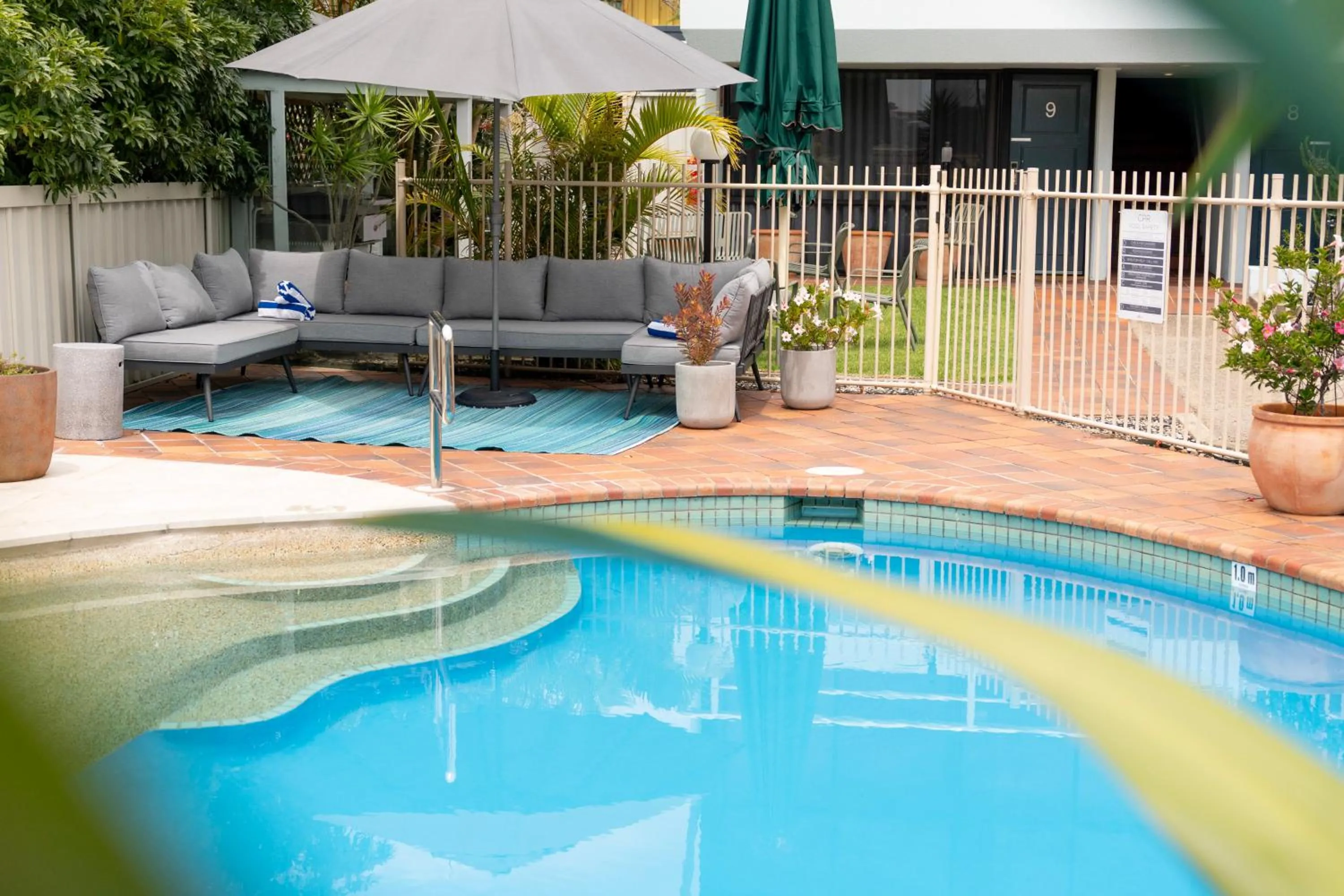 Swimming pool in Sea Spray Motel - Merimbula