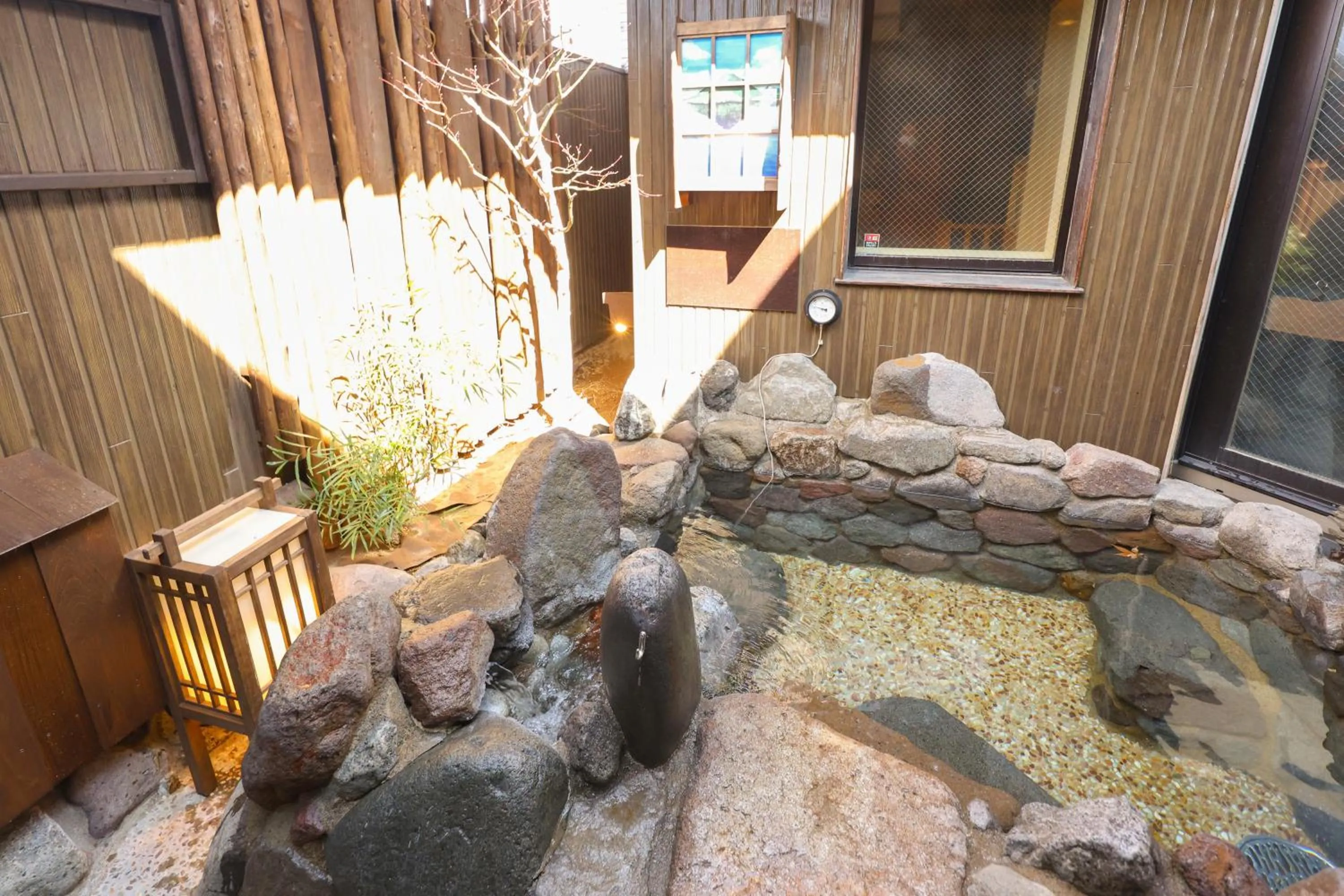 Open Air Bath in Dormy Inn Takasaki