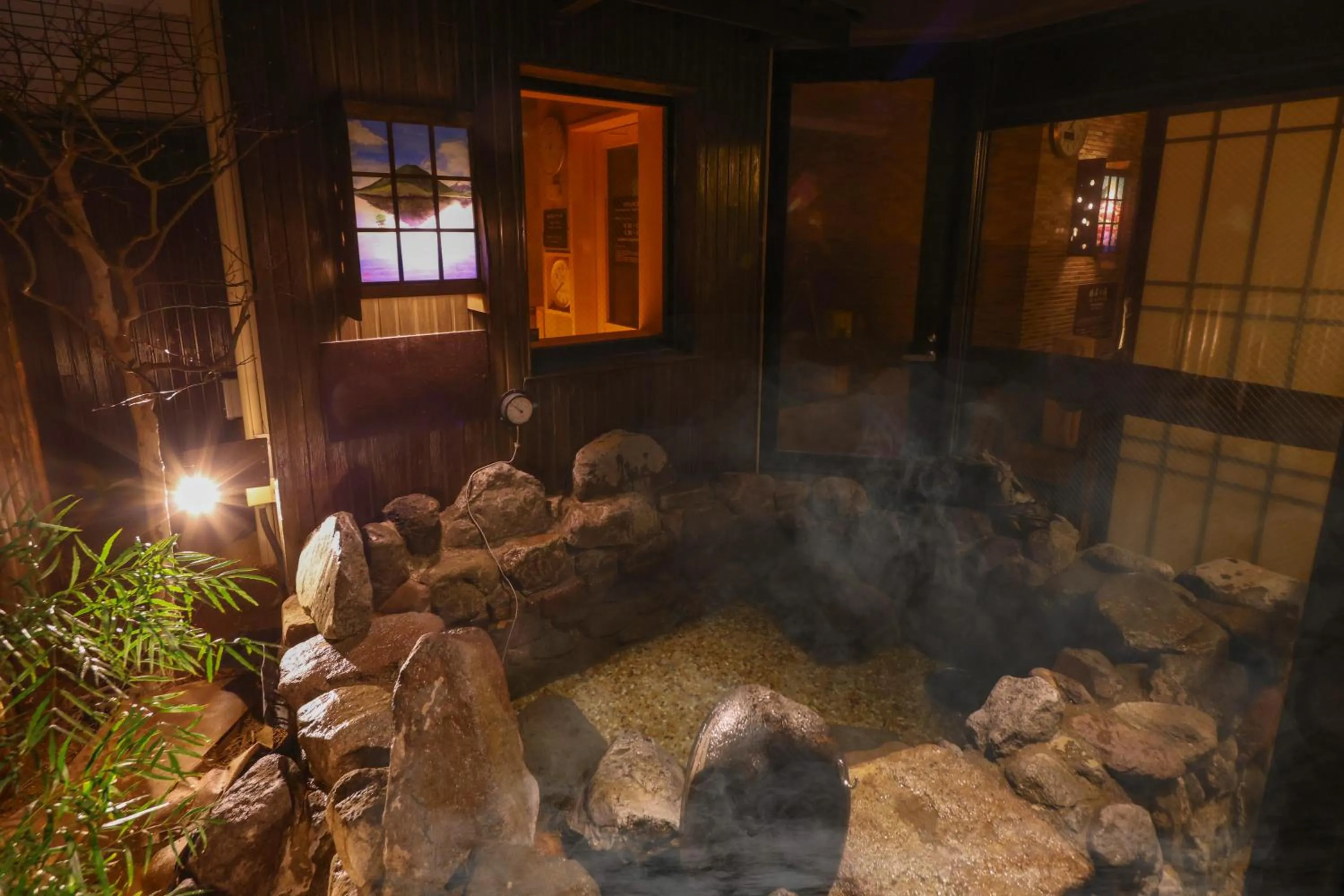 Open Air Bath in Dormy Inn Takasaki