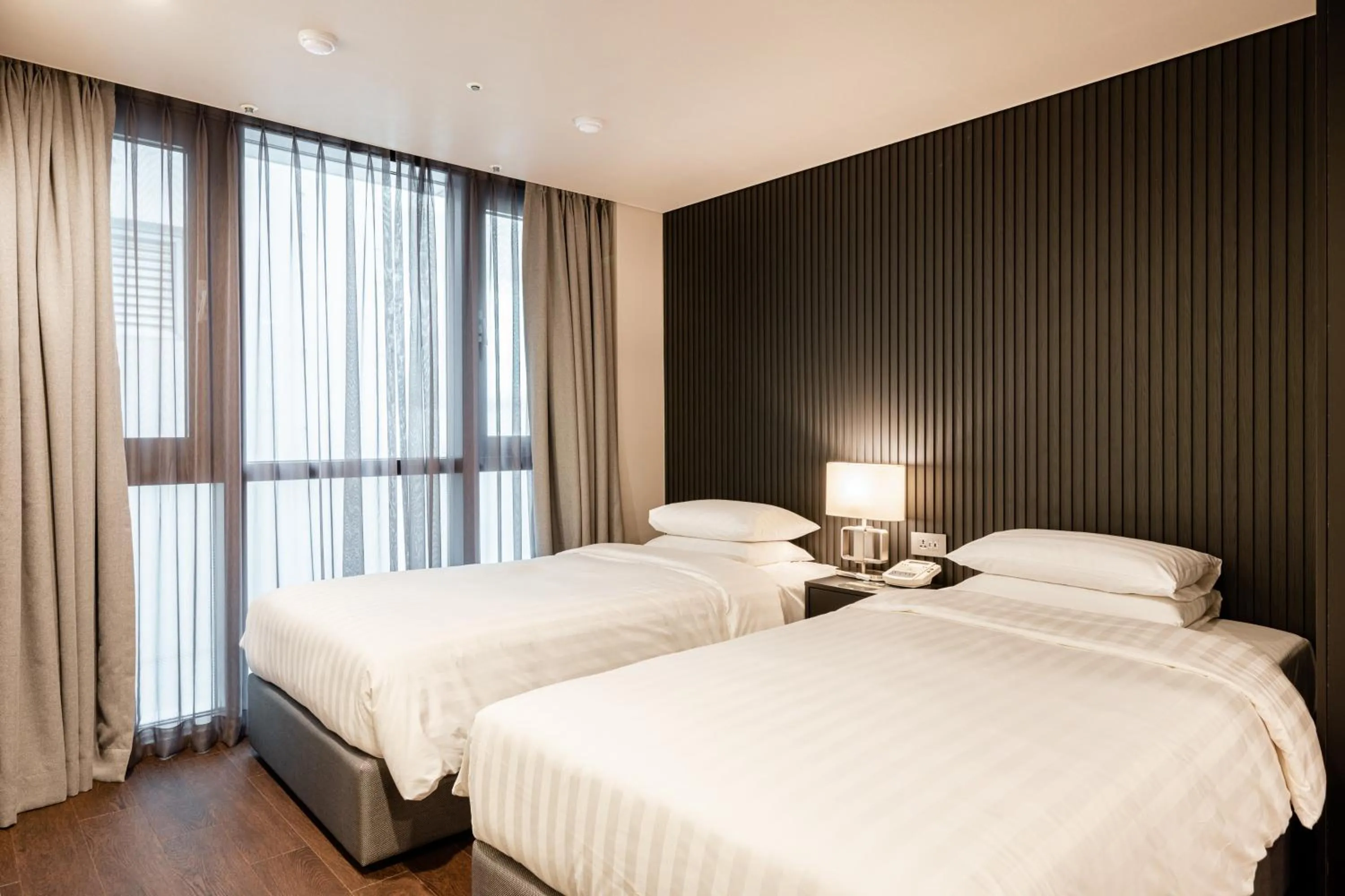 Bed in Haeundae Centum Hotel