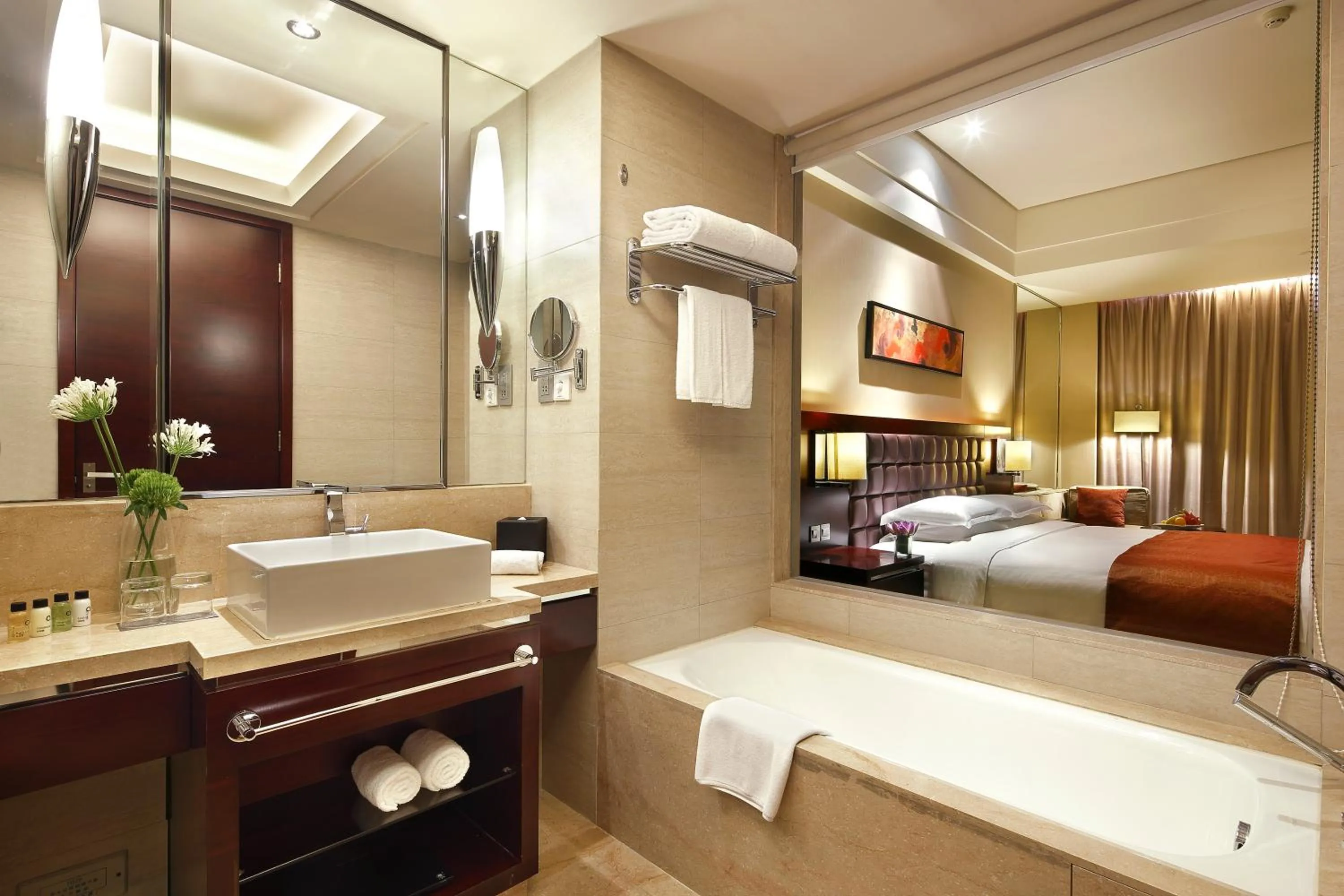 Bathroom in The QUBE Hotel Shanghai -Close to Pudong International Airport and Disney Land