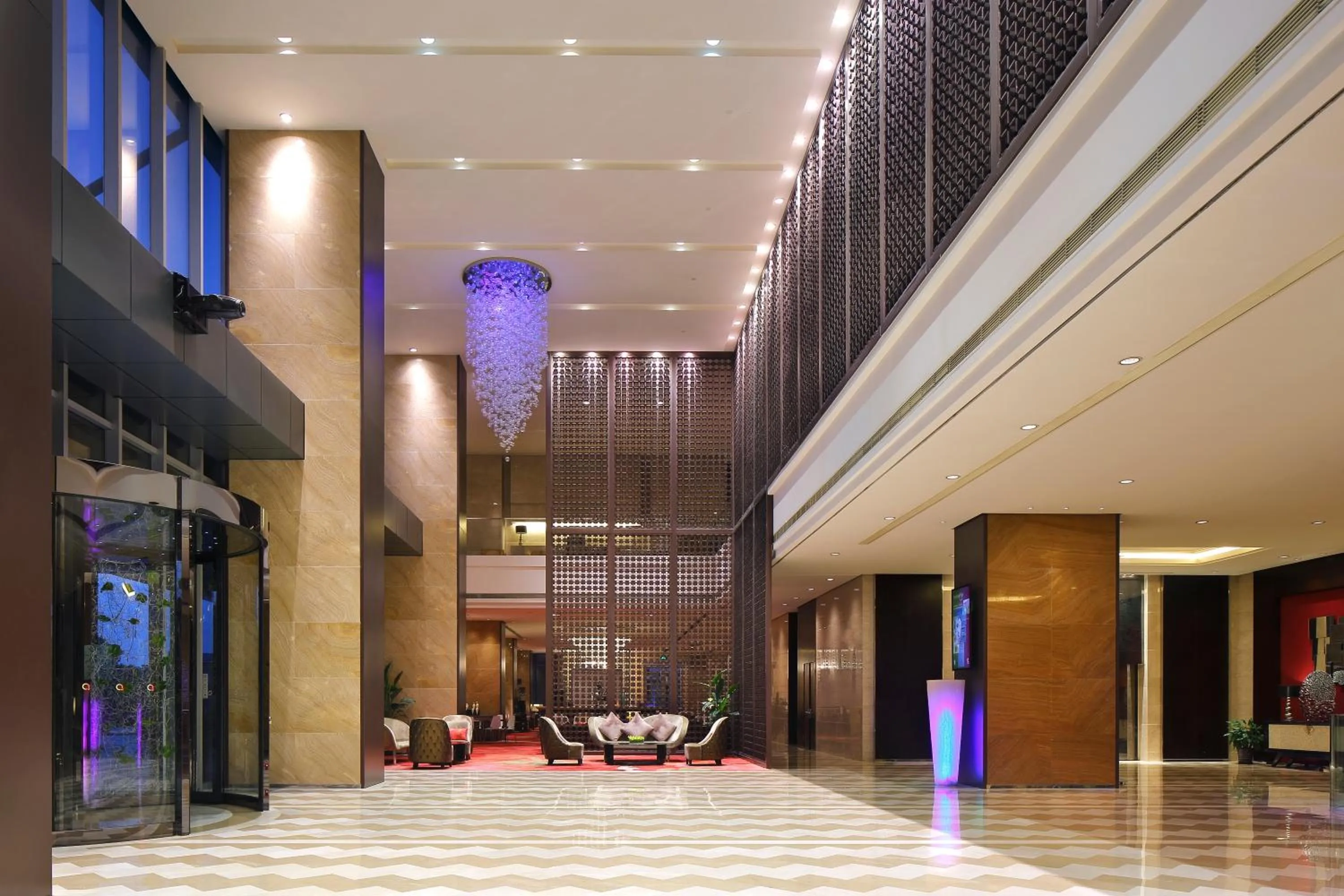 Lobby or reception in The QUBE Hotel Shanghai -Close to Pudong International Airport and Disney Land