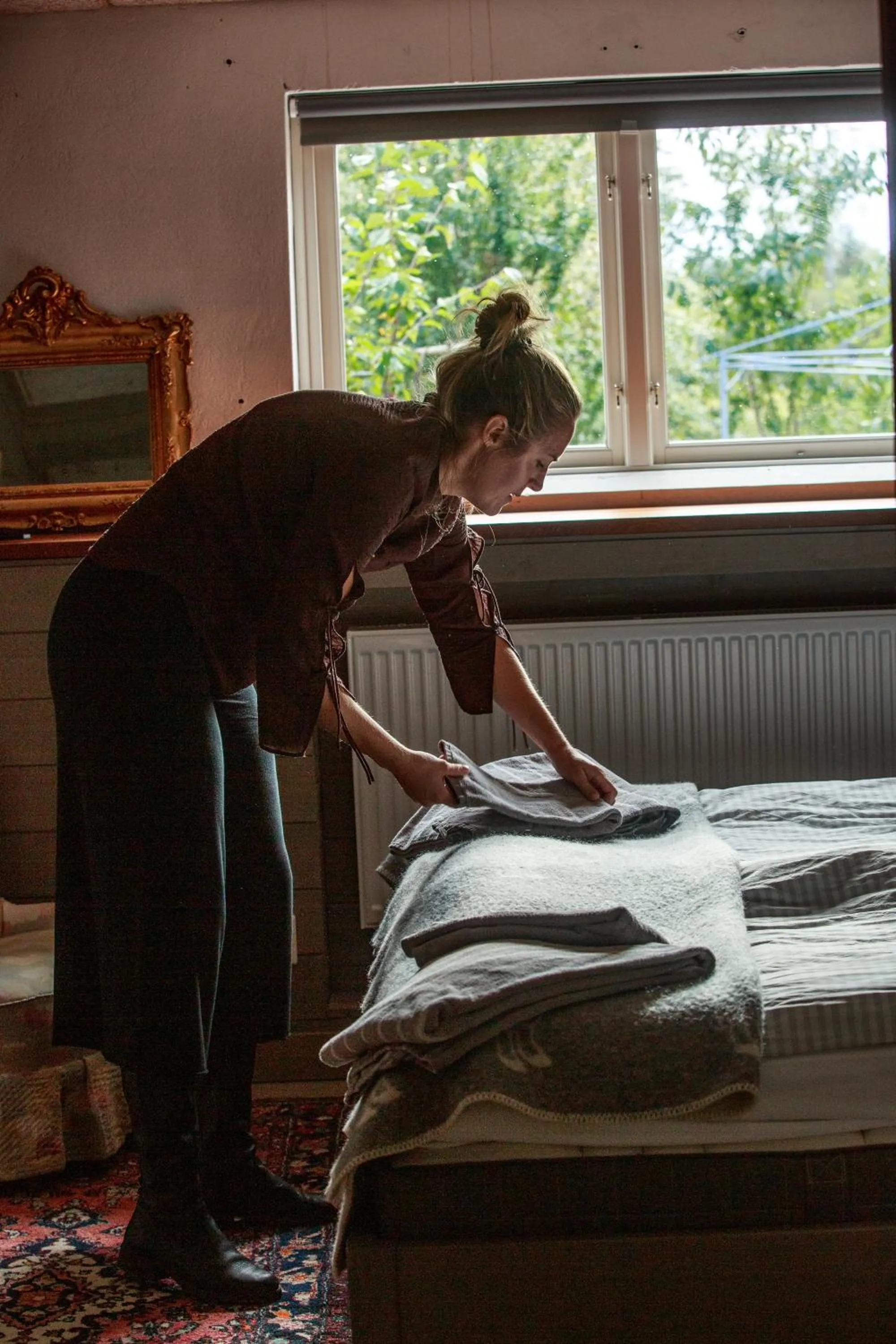 Bed in Topperyd Bed & Breakfast