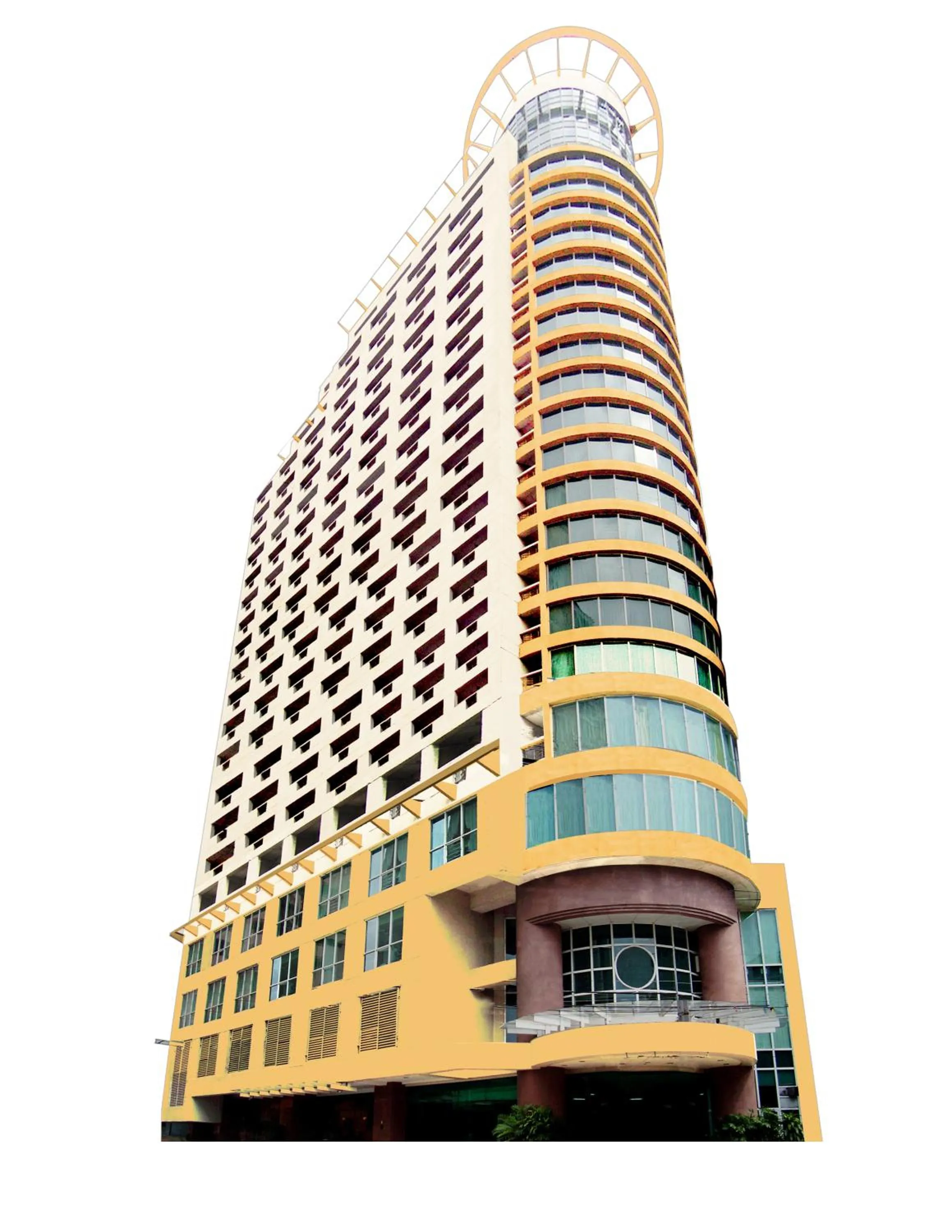 Facade/entrance, Property Building in Oxford Suites Makati