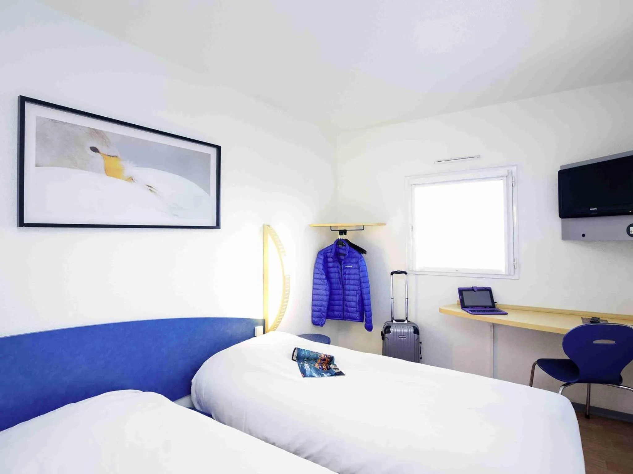 Bedroom, Bed in ibis Budget Pouilly-en-Auxois